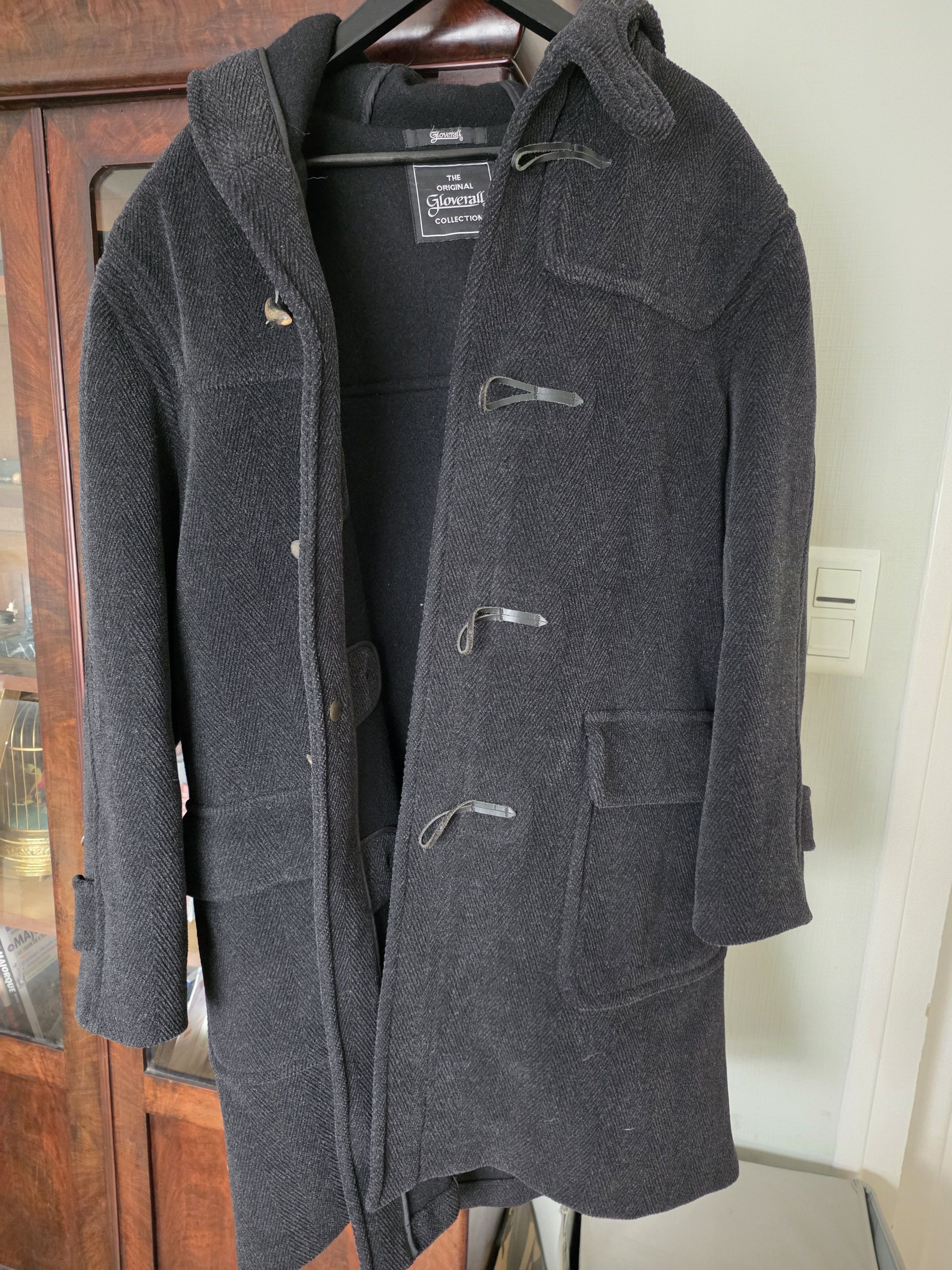 Gloverall “The Original” Duffle Coat Black Wool