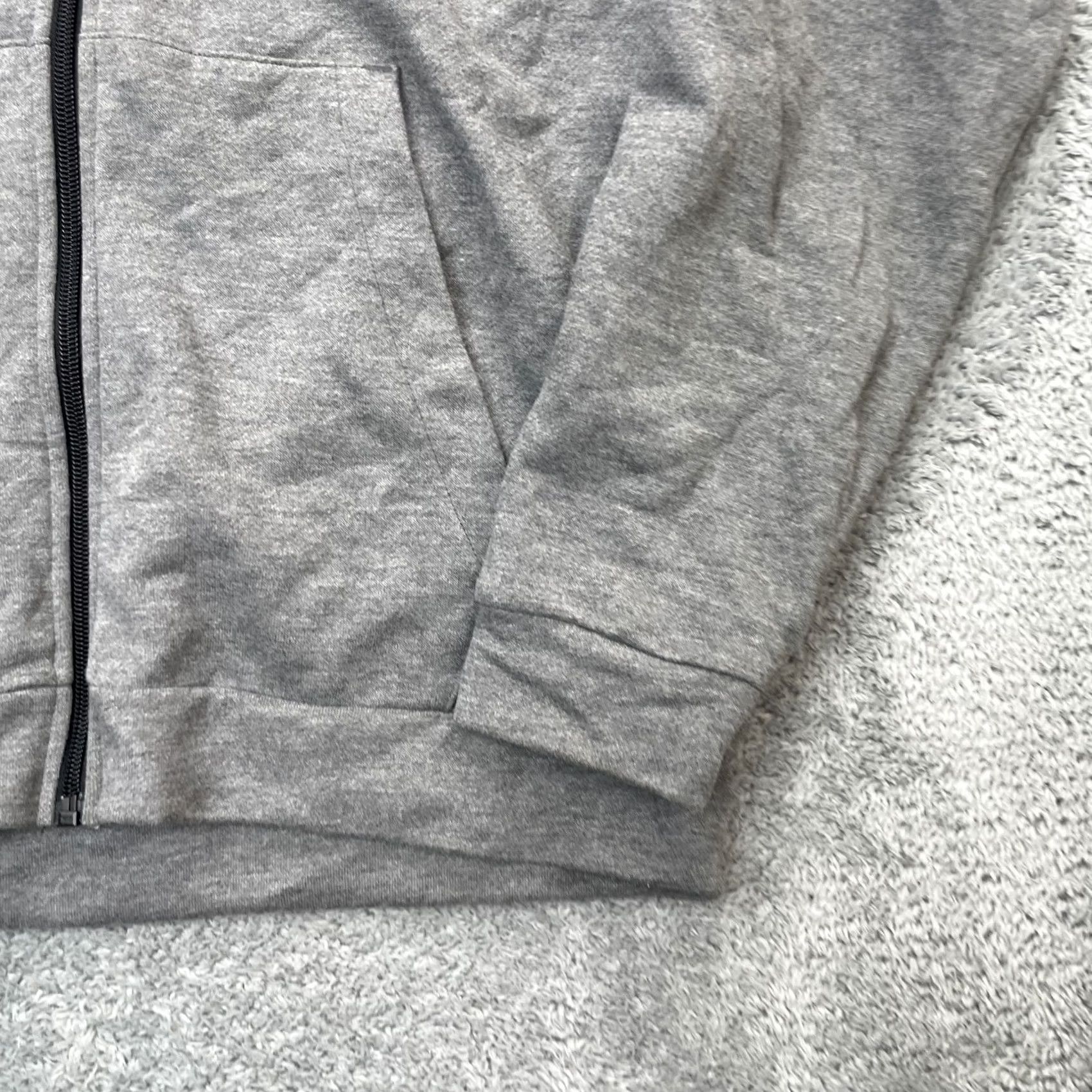 Nike Nike Hoodie Men M Gray Dri Fit Full Zip Training Kangaroo Pocket Size US M / EU 48-50 / 2 - 3 Thumbnail
