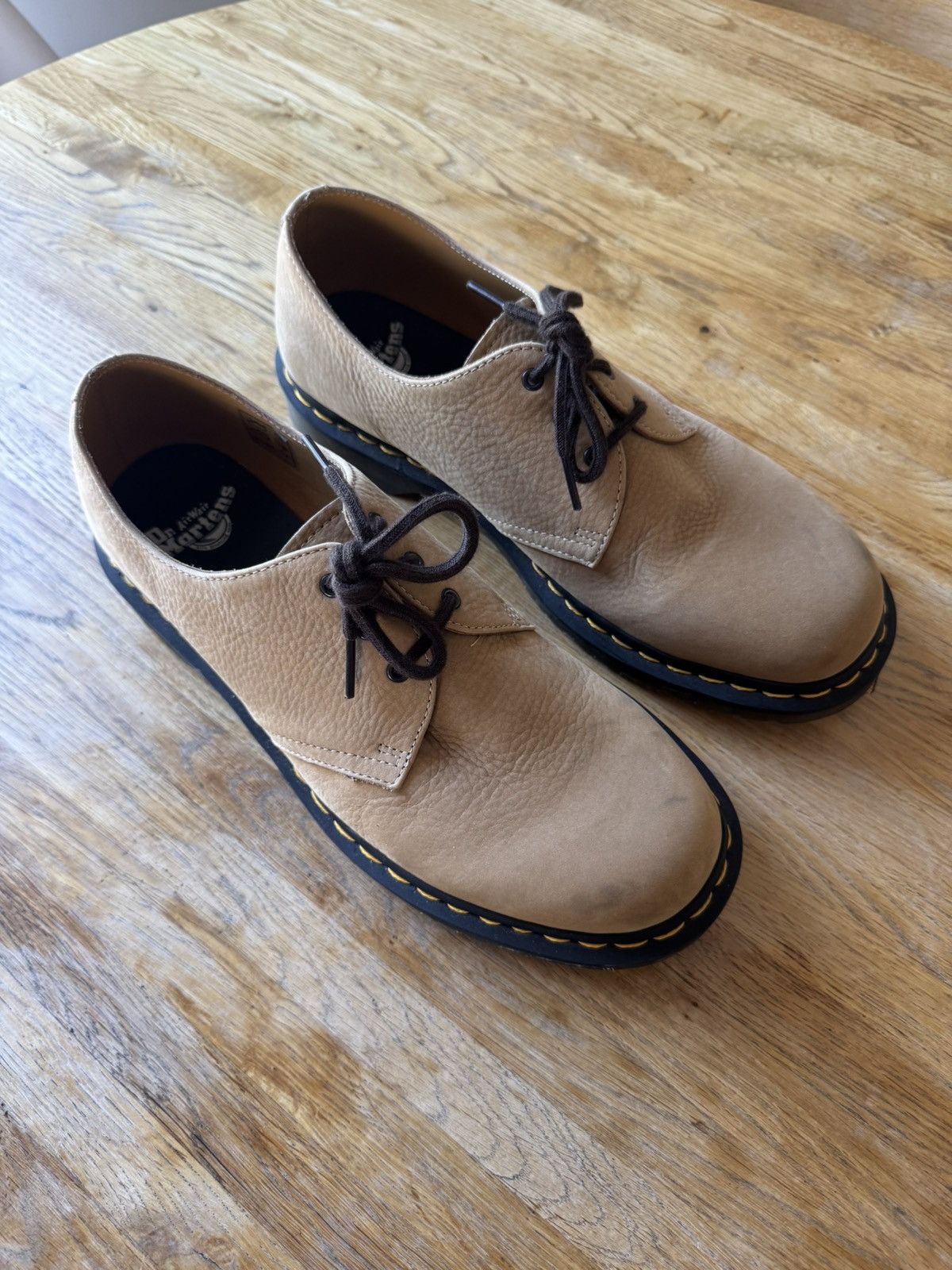 Dr. Martens Dr. Martens Beige Suede 1461 Low Size US 10 / EU 43 - 5 Thumbnail