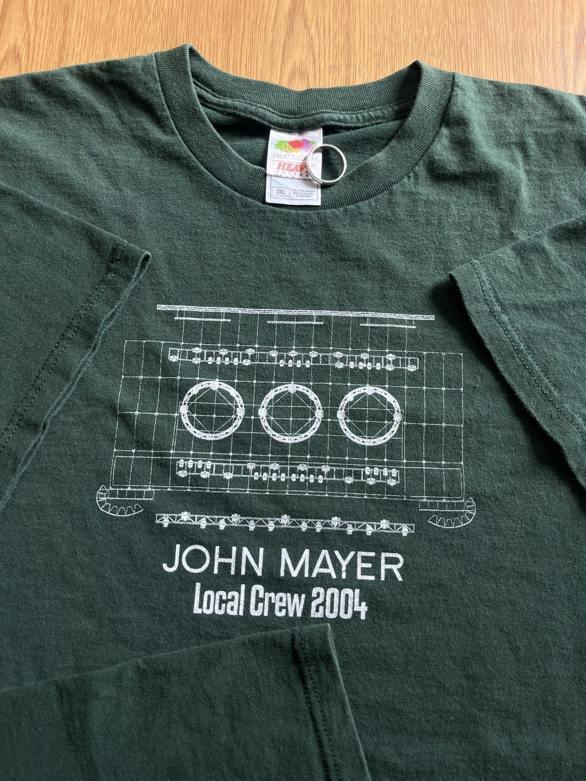 Band Tees Vintage JOHN MAYER Local Crew 2004’s Tshirt Size US XXL / EU 58 / 5 - 6 Thumbnail