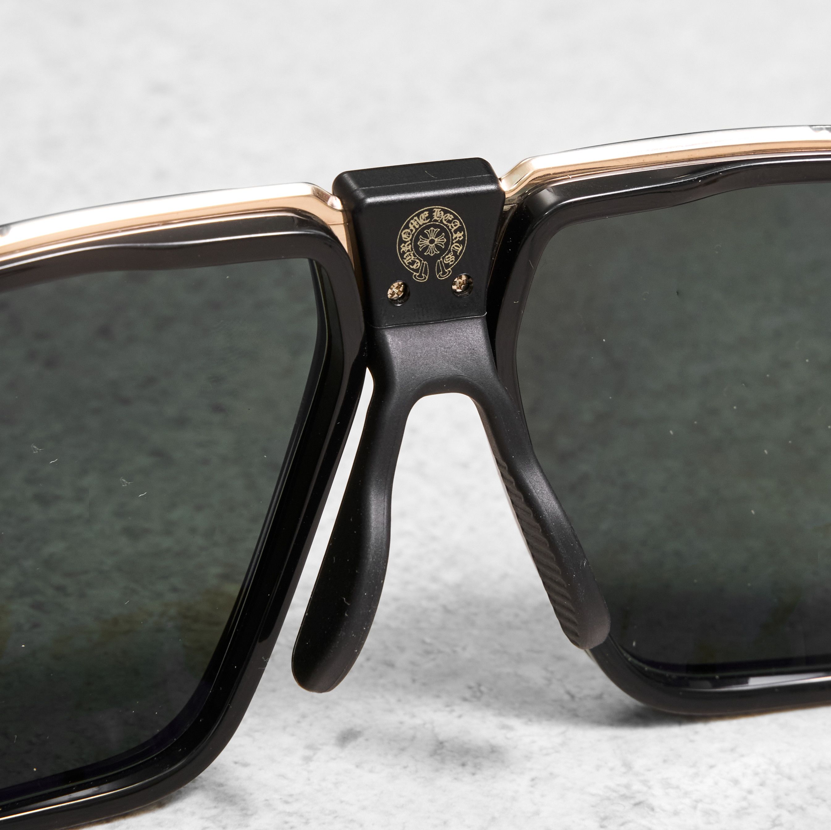 Chrome Hearts CHROME HEARTS DRIPPY BLACK/GOLD PLATED BLACK Size ONE SIZE - 4 Thumbnail