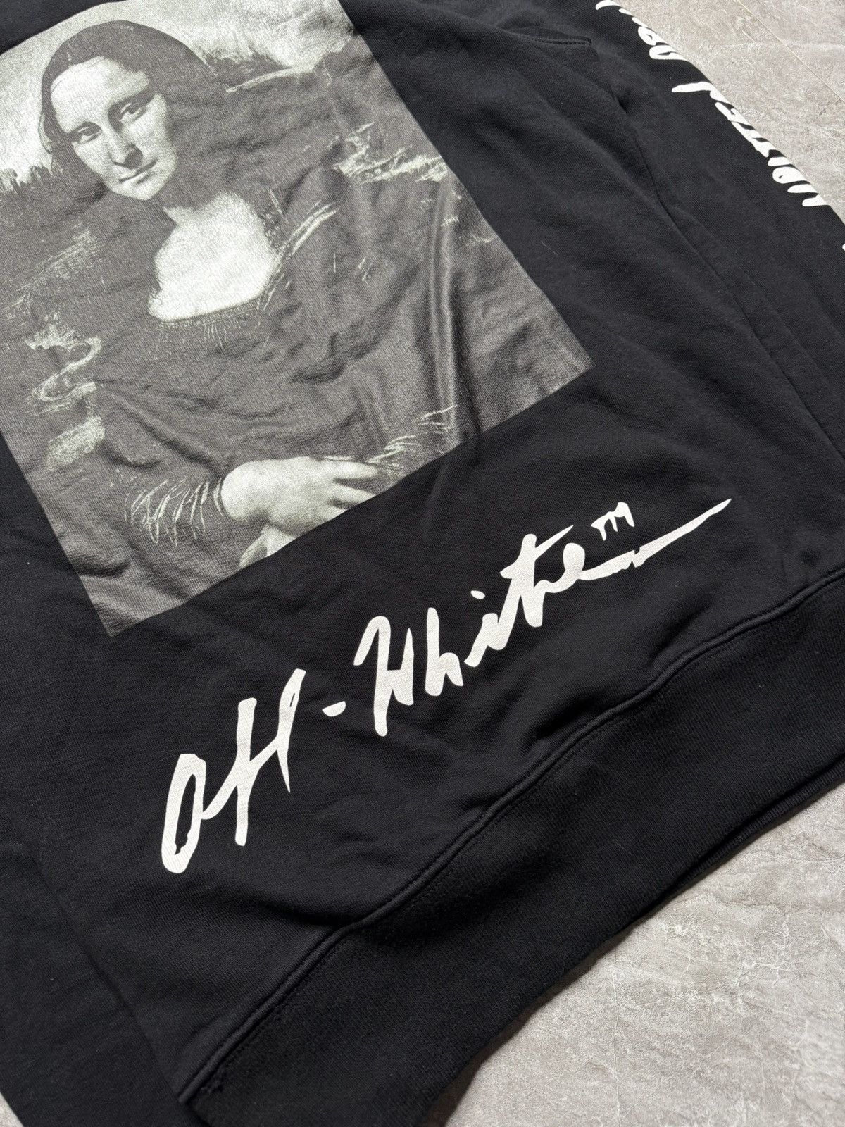 Off-White Off-White S/S 19 Mona Lisa Graphic Hoodie Size US XS / EU 42 / 0 - 3 Thumbnail