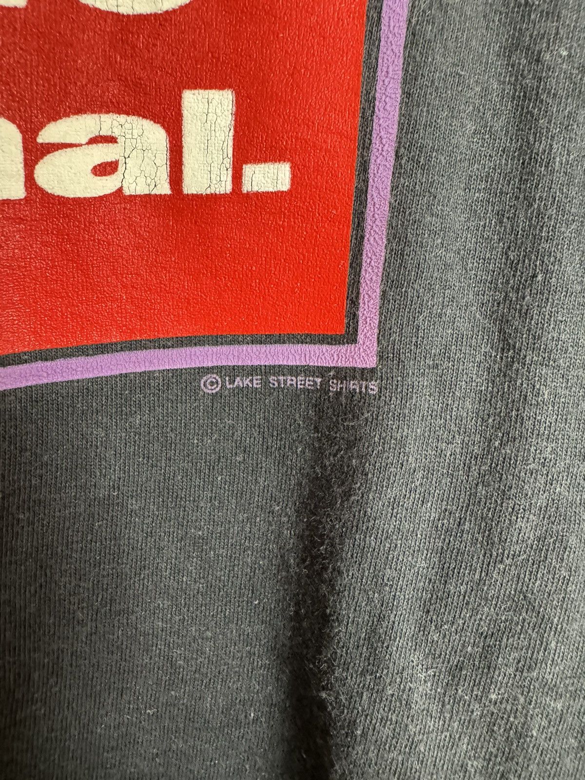 Vintage Vintage Humor “Lake Street” Single Stitch Tee Black - M/L Size US M / EU 48-50 / 2 - 3 Thumbnail