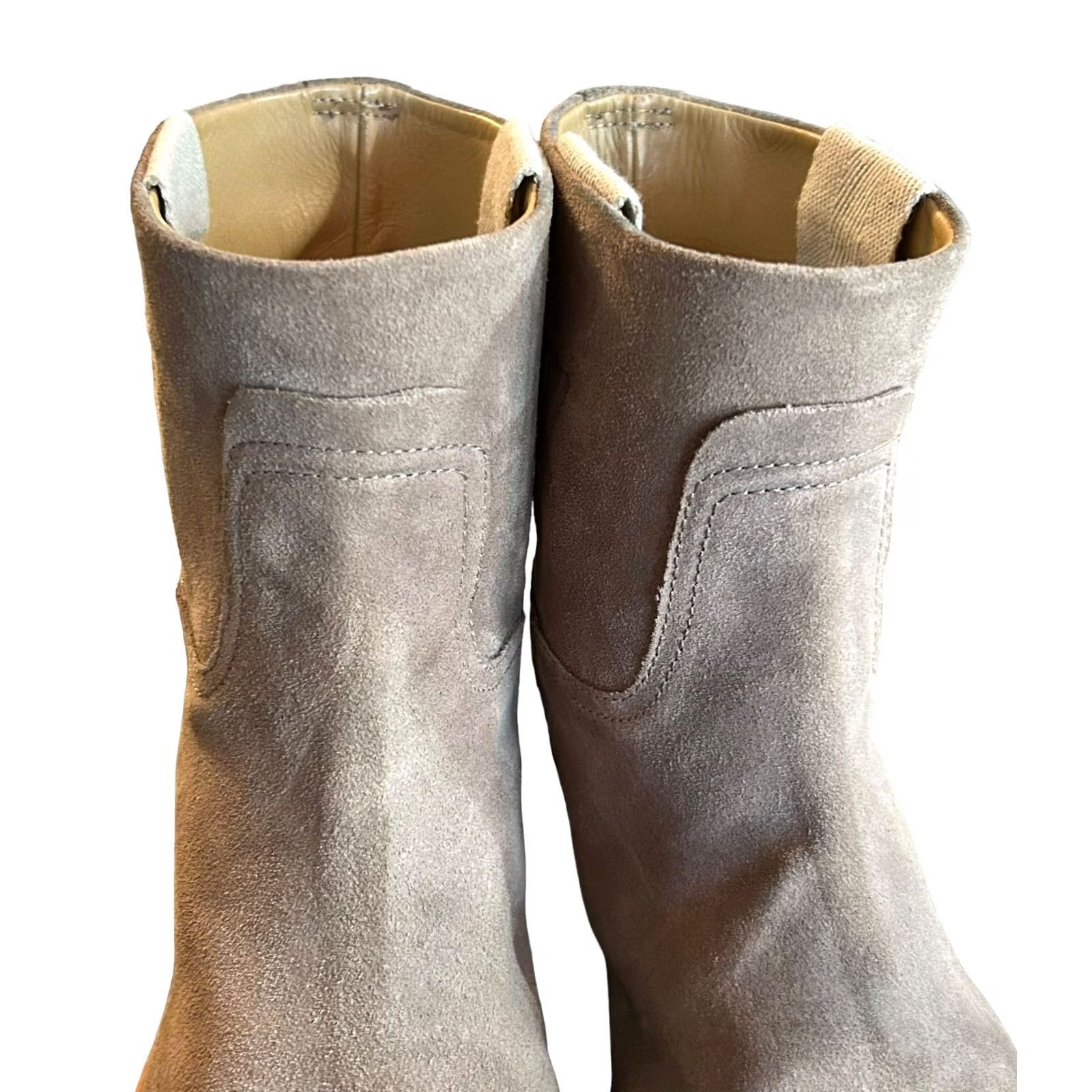 Rag & Bone Rag & bone Holly Ankle Boots Suede Pull On Gray Taupe Women’s US 6.5 EU 37 UK 4.5 Sz 39 or 9 Size US 7 / IT 37 - 5 Thumbnail