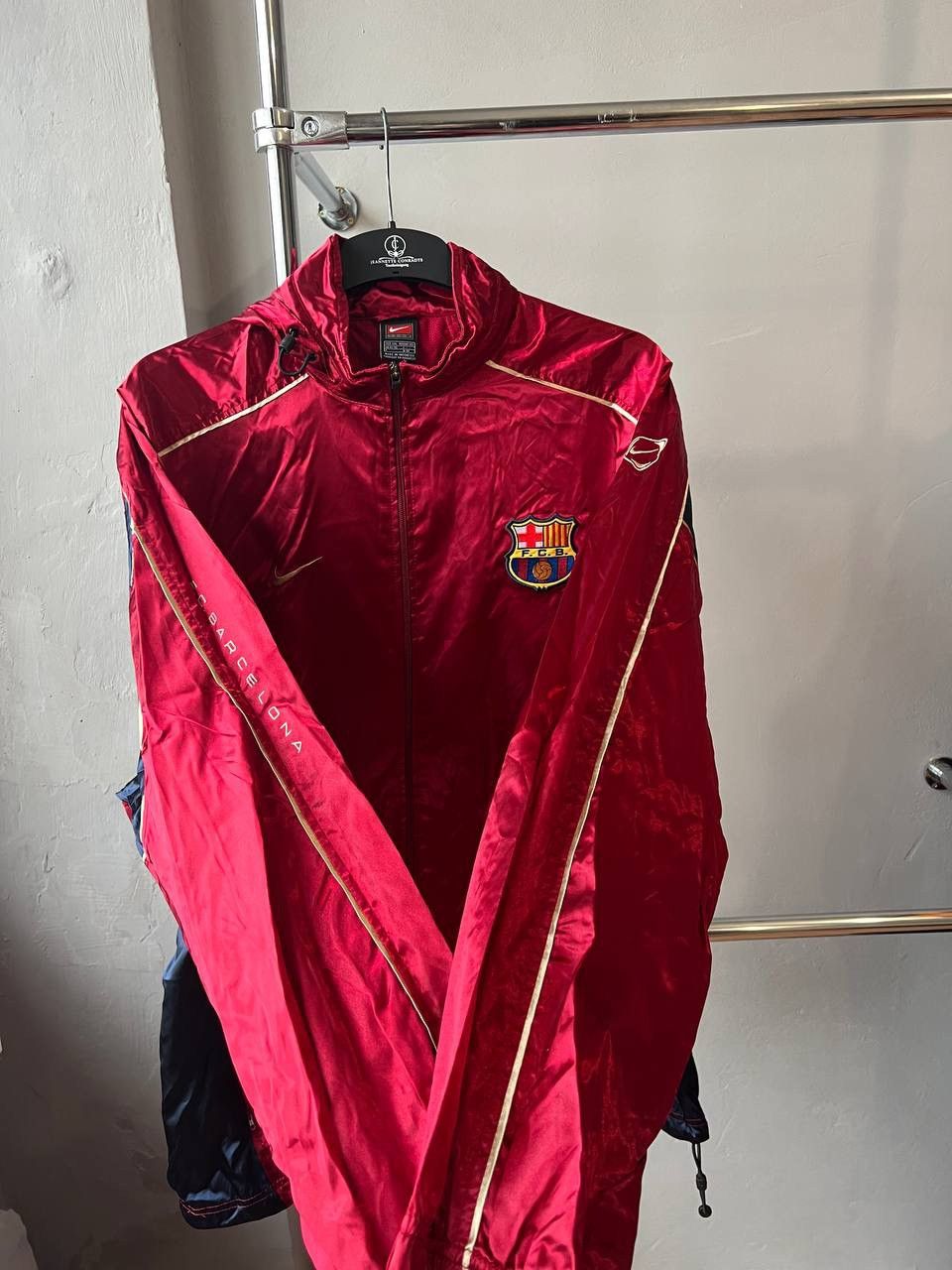 Nike 2001/2002 RARE BARCELONA FC NIKE DRILL TRACK TOP JACKET XXL Size US XXL / EU 58 / 5 - 11 Thumbnail