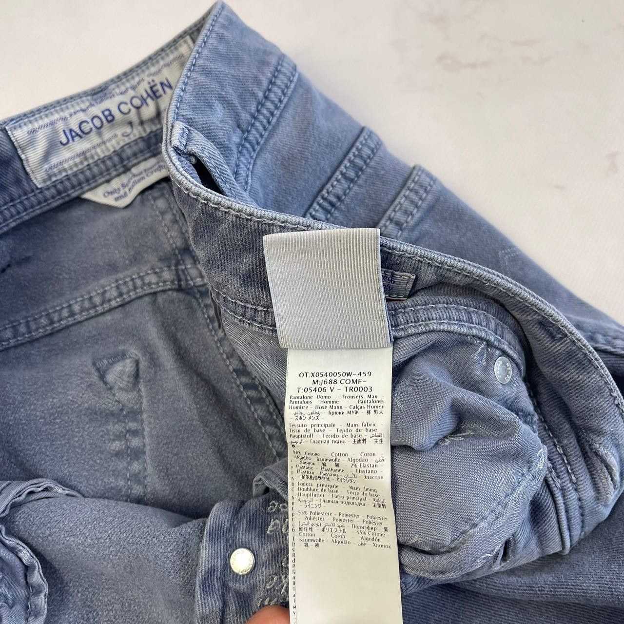 Jacob Cohen Jacob Cohen J688 Comf Denim Jeans made in Italy sz W32 Size US 32 / EU 48 - 7 Thumbnail