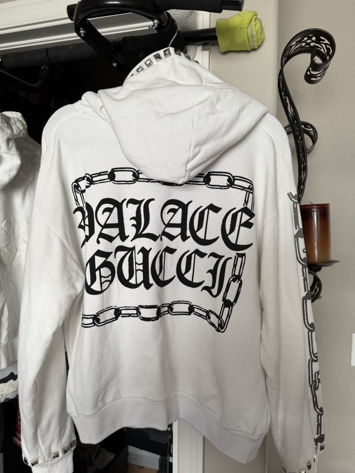 Gucci × Palace Palace x Gucci Printed Cotton Jersey Stud Sweatshirt -Size M Size US M / EU 48-50 / 2 - 2 Thumbnail