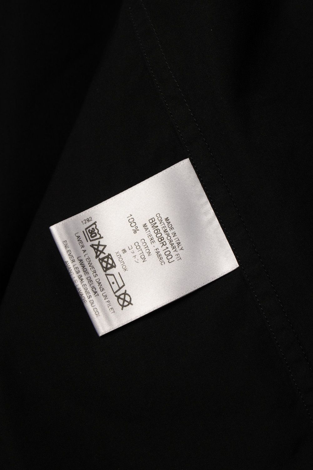 Givenchy Givenchy, Black cotton shirt with logo Size US L / EU 52-54 / 3 - 7 Thumbnail