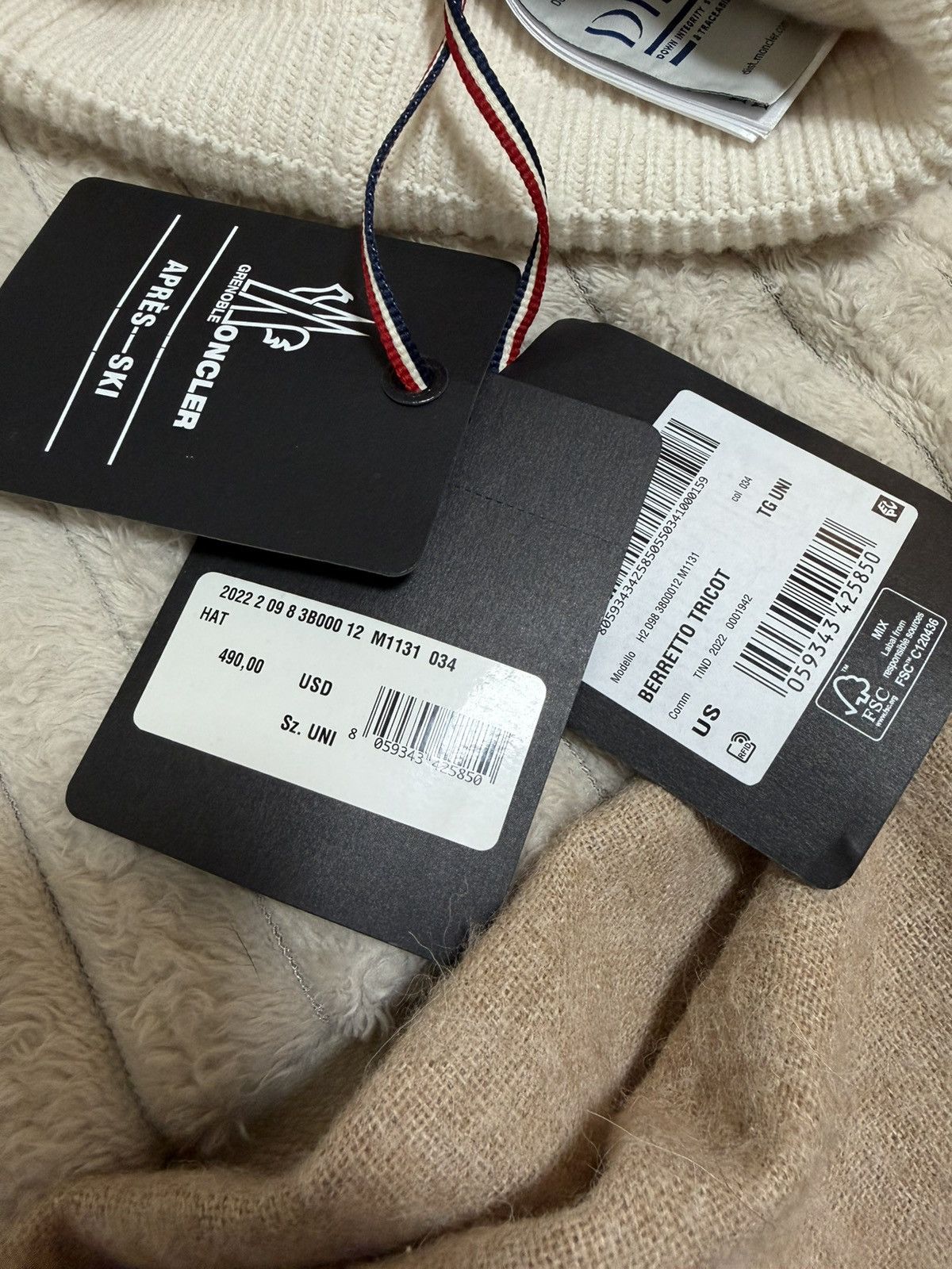 Moncler Grenoble Knitted beanie