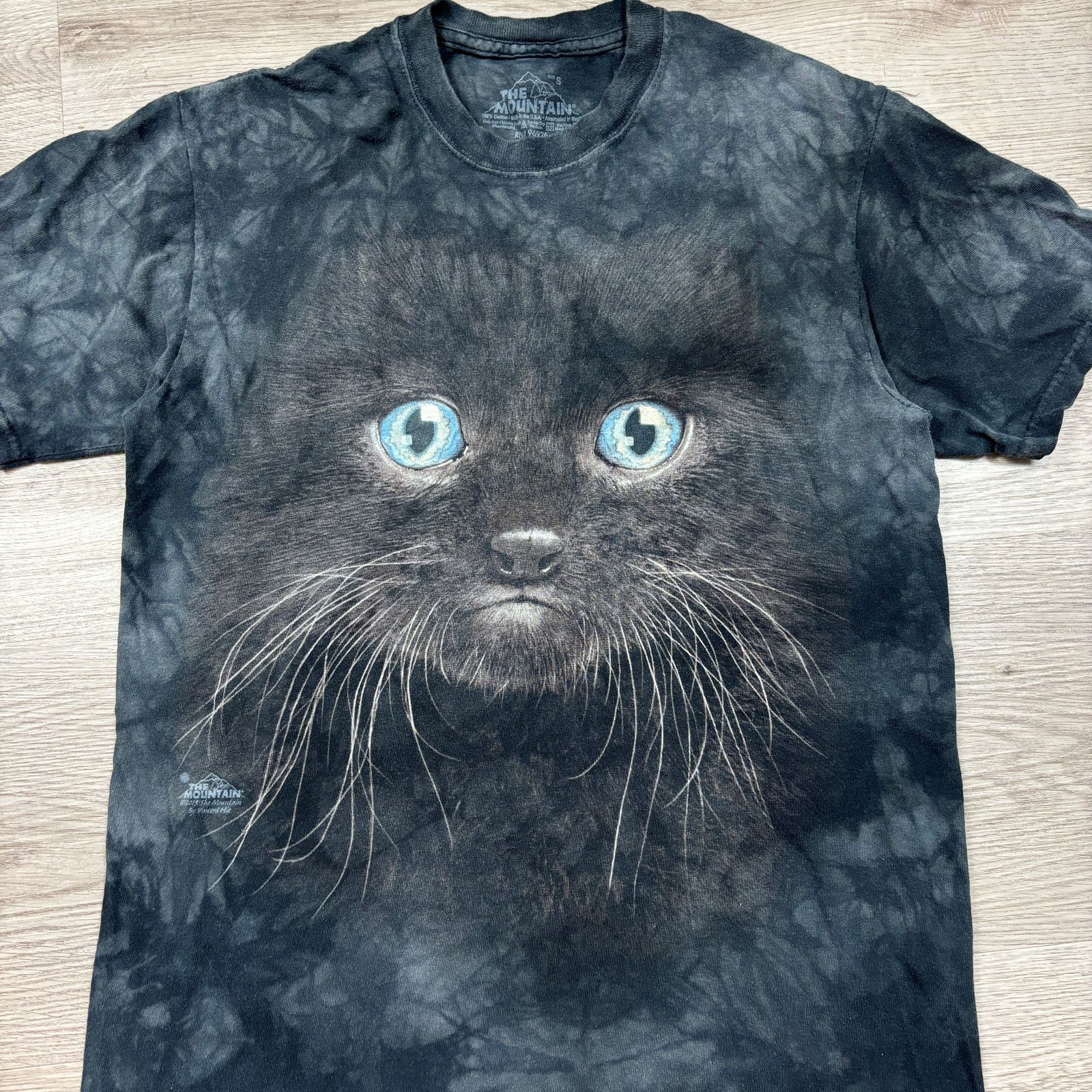 The Mountain The Mountain Cat Kitten Tye Die AOP T Shirt Men's S Grunge Size US S / EU 44-46 / 1 - 2 Thumbnail