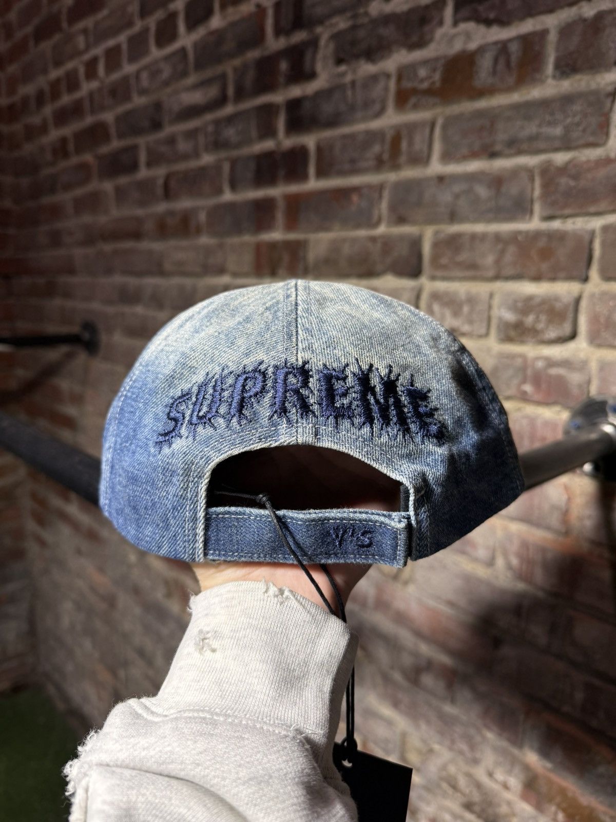 Supreme × Yohji Yamamoto Supreme Y’s by Yohji Yamamoto 6-Panel Denim Hat Size ONE SIZE - 2 Thumbnail