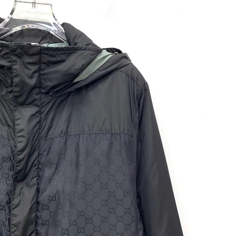 Gucci Gucci Color-blocked logo dark pattern full-print hooded lo Size US XS / EU 42 / 0 - 3 Thumbnail