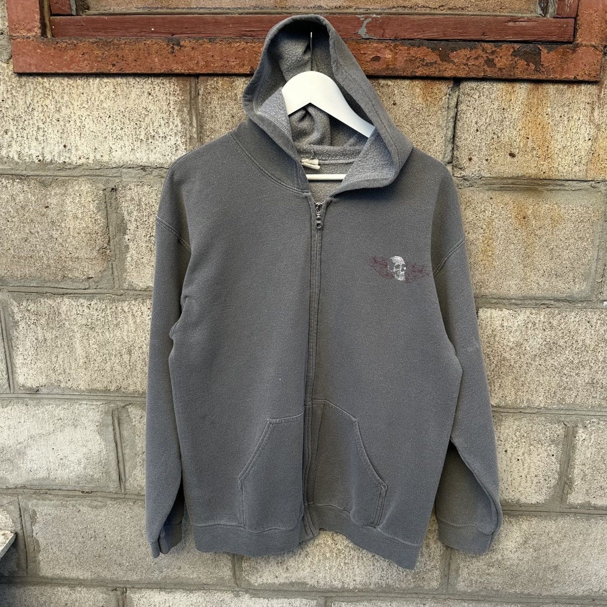 Le Grande Bleu (L.G.B.) Vinatge Rebel Tour Zip Hoodie Gothic Grunge Rave Size M Y2K Size US M / EU 48-50 / 2 - 2 Thumbnail