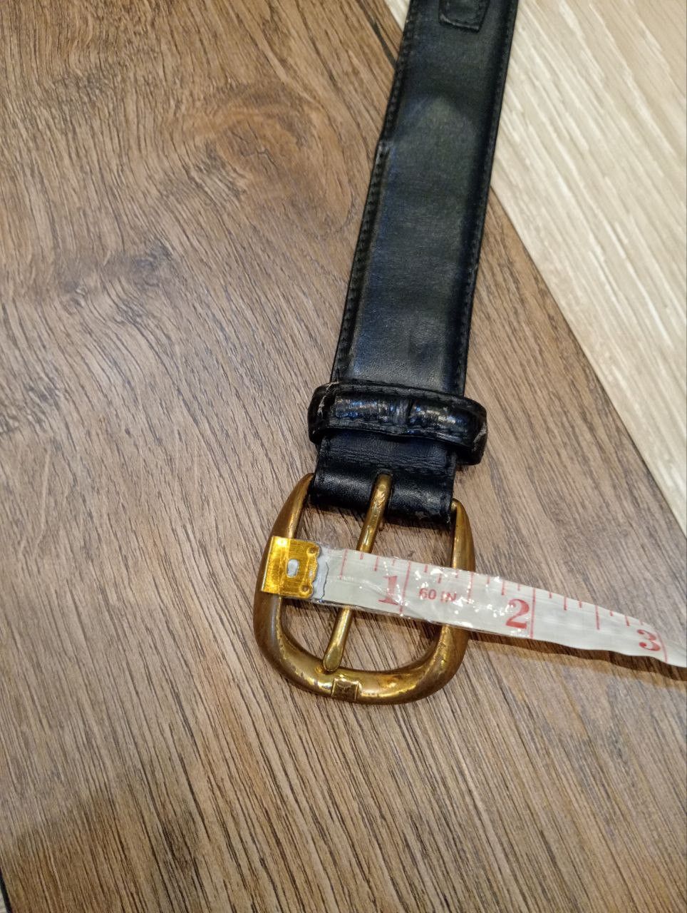 Salvatore Ferragamo VINTAGE SALVATORE FERRAGAMO LEATHER BELT - BLACK Size ONE SIZE - 13 Thumbnail