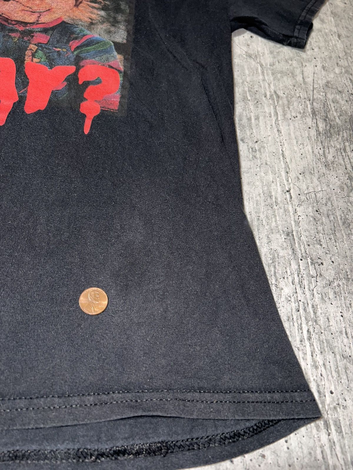 Other Crazy Y2K Faded Chucky Graphic Tee Size US M / EU 48-50 / 2 - 3 Thumbnail