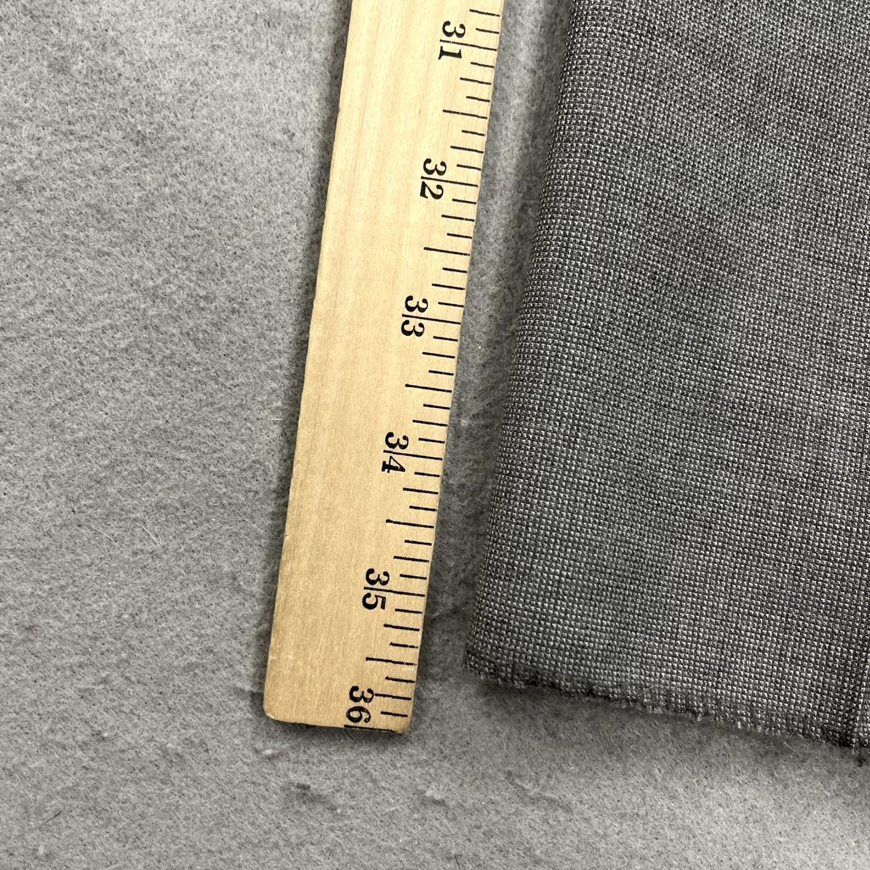 Canali Canali Mens Pants 43x35 Gray Wool Dress Flat Front Straight Leg Trousers Size US 40 / EU 56 - 8 Thumbnail