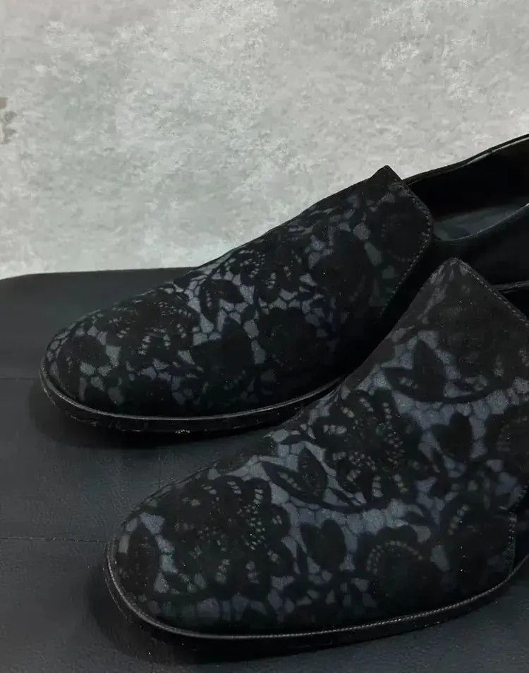 Alexander McQueen Alexander Mcqueen Flower Pattern Loafers Size US 11 / EU 44 - 2 Thumbnail
