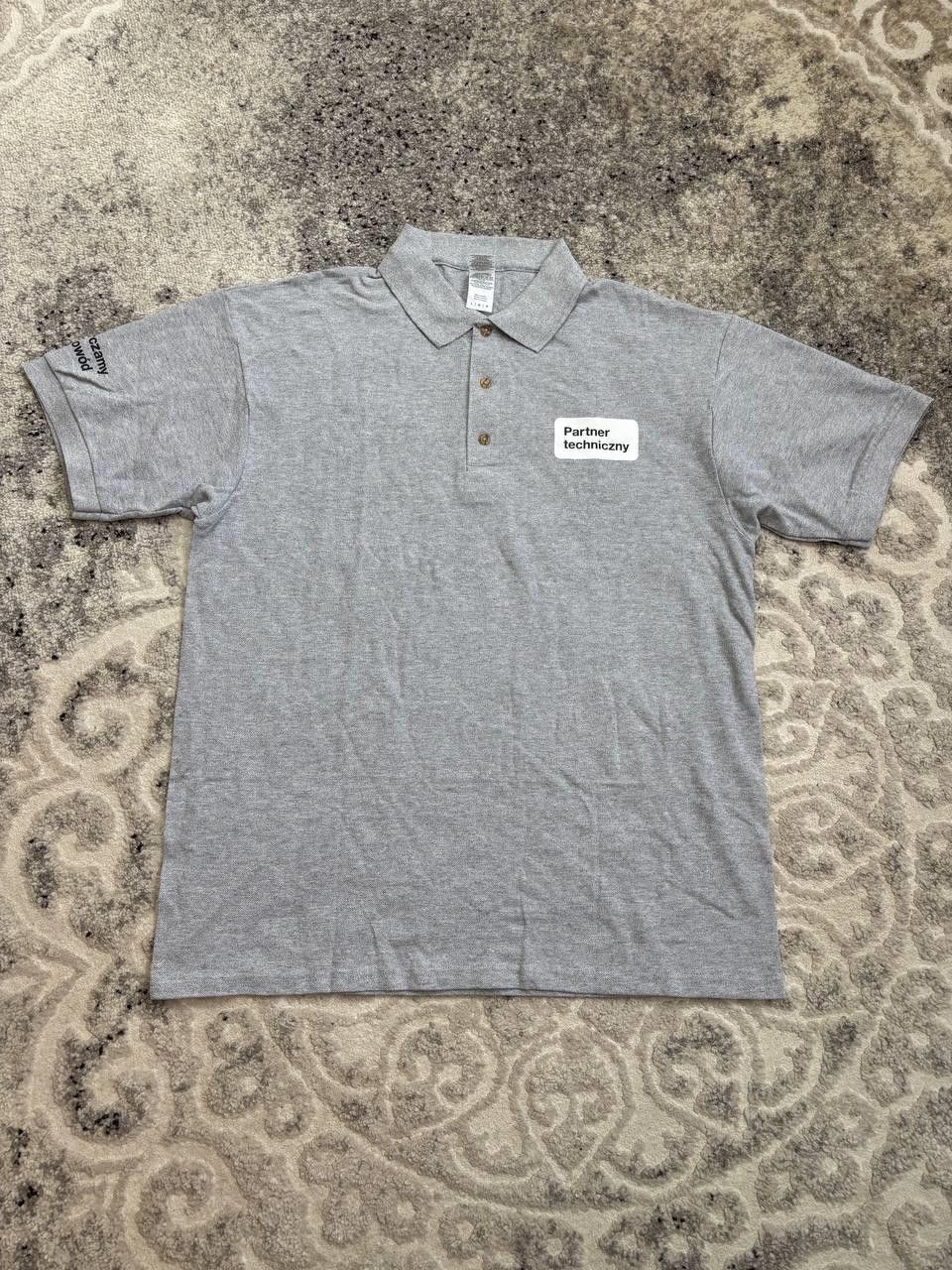Gildan Gildan Ultra Cotton Grey Polo "Partner Techniczny" Size L Size US L / EU 52-54 / 3 - 4 Thumbnail