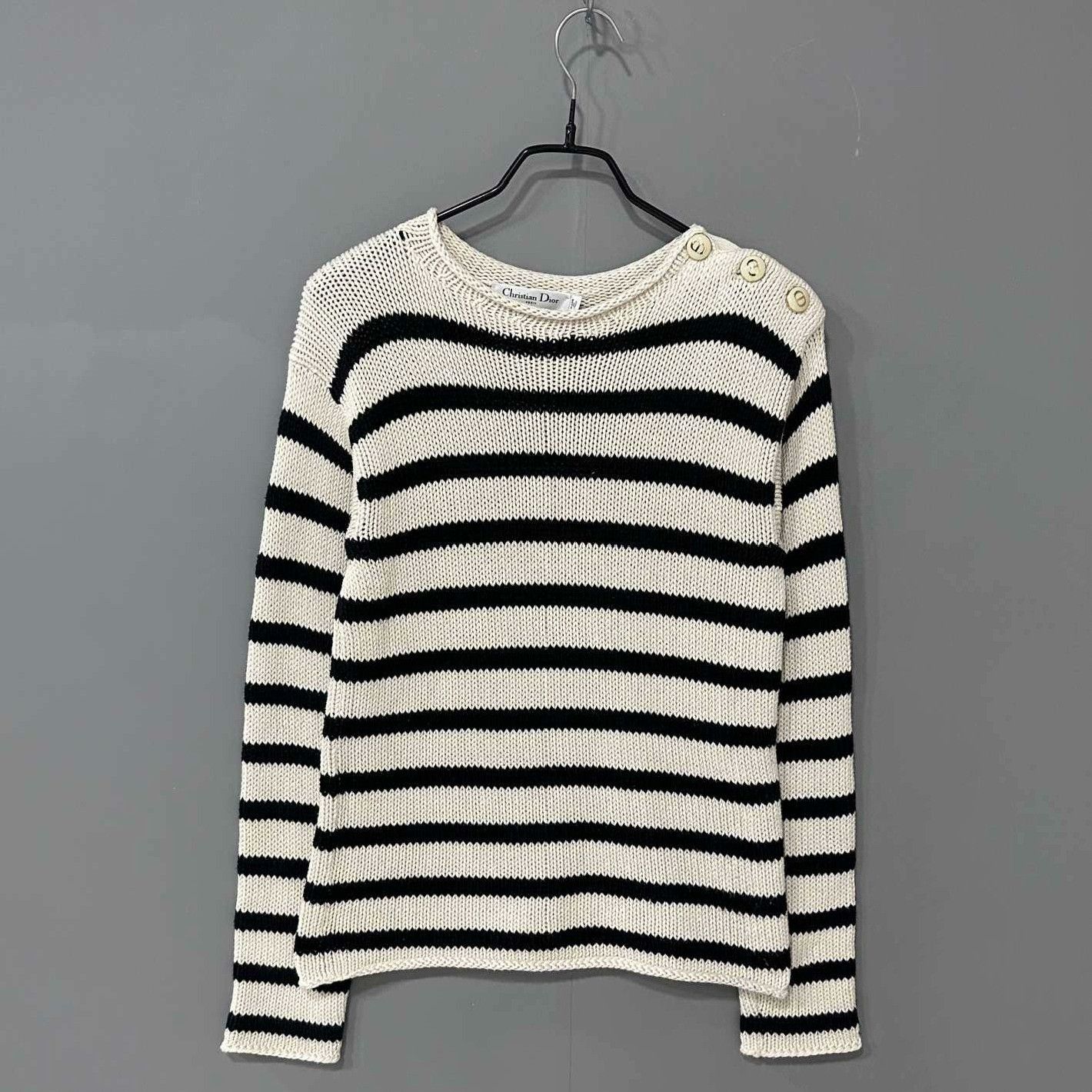 Dior Dior Knit Black Sweater L Women Size L / US 10 / IT 46 - 1 Thumbnail