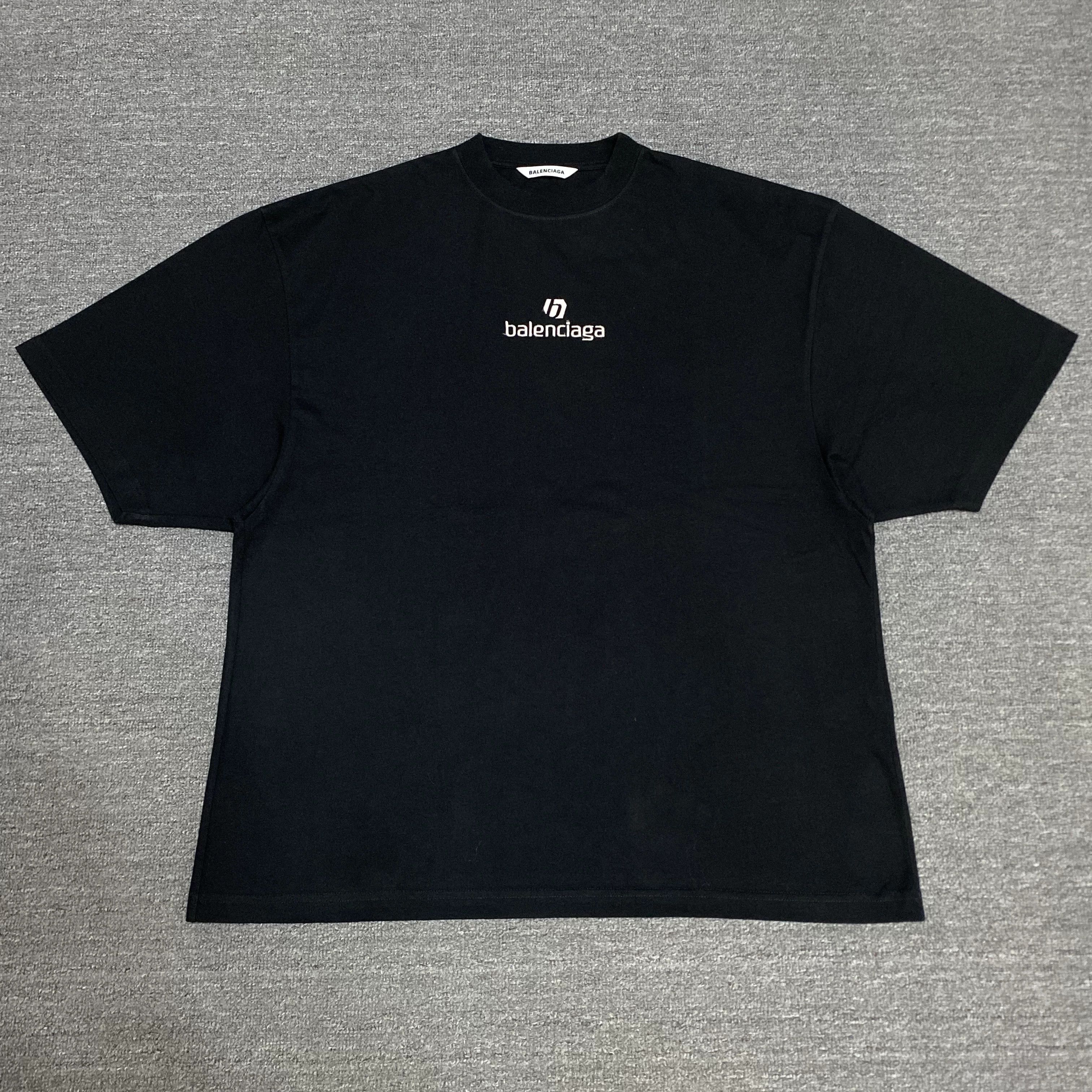 Balenciaga BALENCIAGA Embroidered Logo Short Sleeve Size US S / EU 44-46 / 1 - 1 Thumbnail