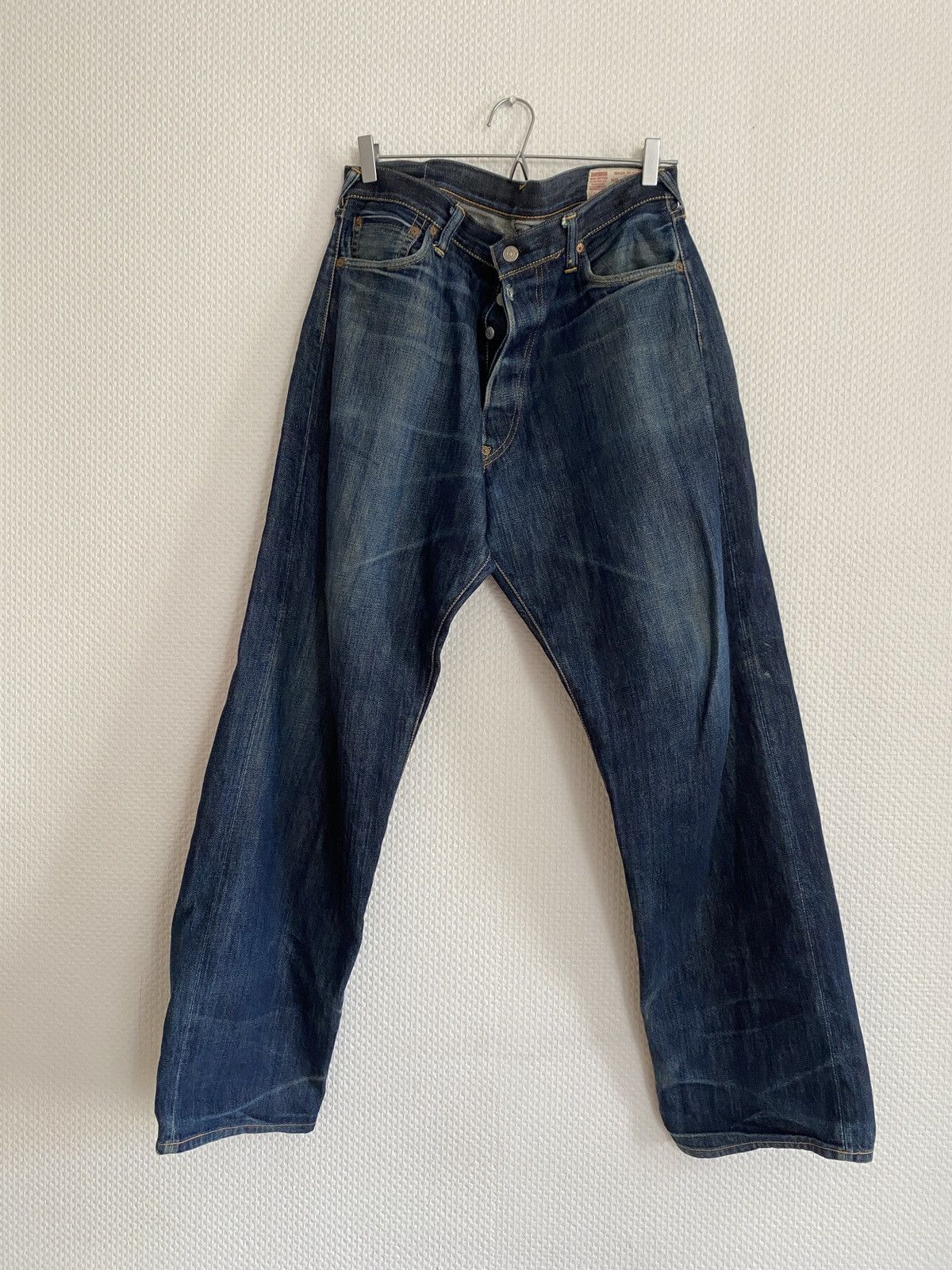 Evisu Evisu Distressed Jeans Size US 33 - 7 Thumbnail