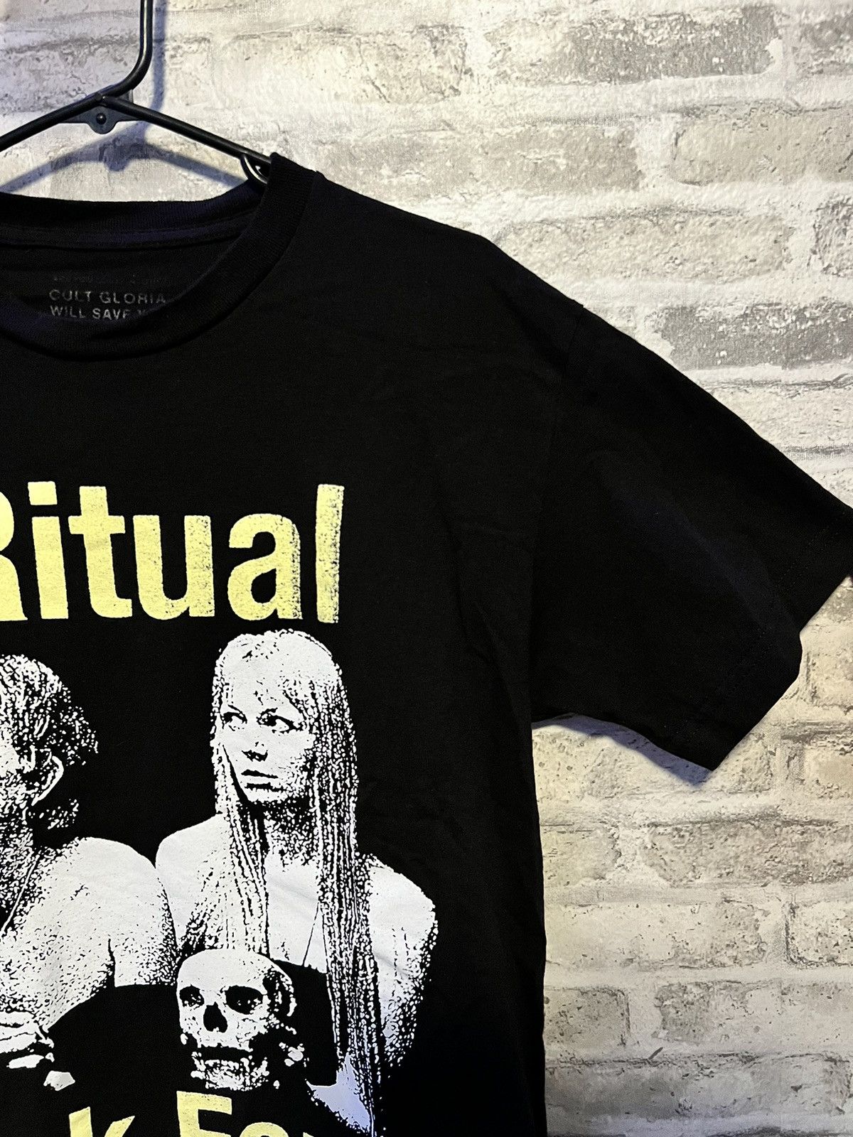 G59 Records CULT GLORIA - RITUAL TASK FORCE T- SHIRT (BLACK) MEDIUM Size US M / EU 48-50 / 2 - 6 Thumbnail