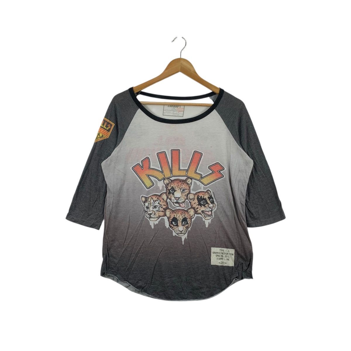 Other 2SHARP1 JAPAN INC Kiss Kills Lion Band Homage Tee Shirt Top Size M / US 6-8 / IT 42-44 - 1 Thumbnail