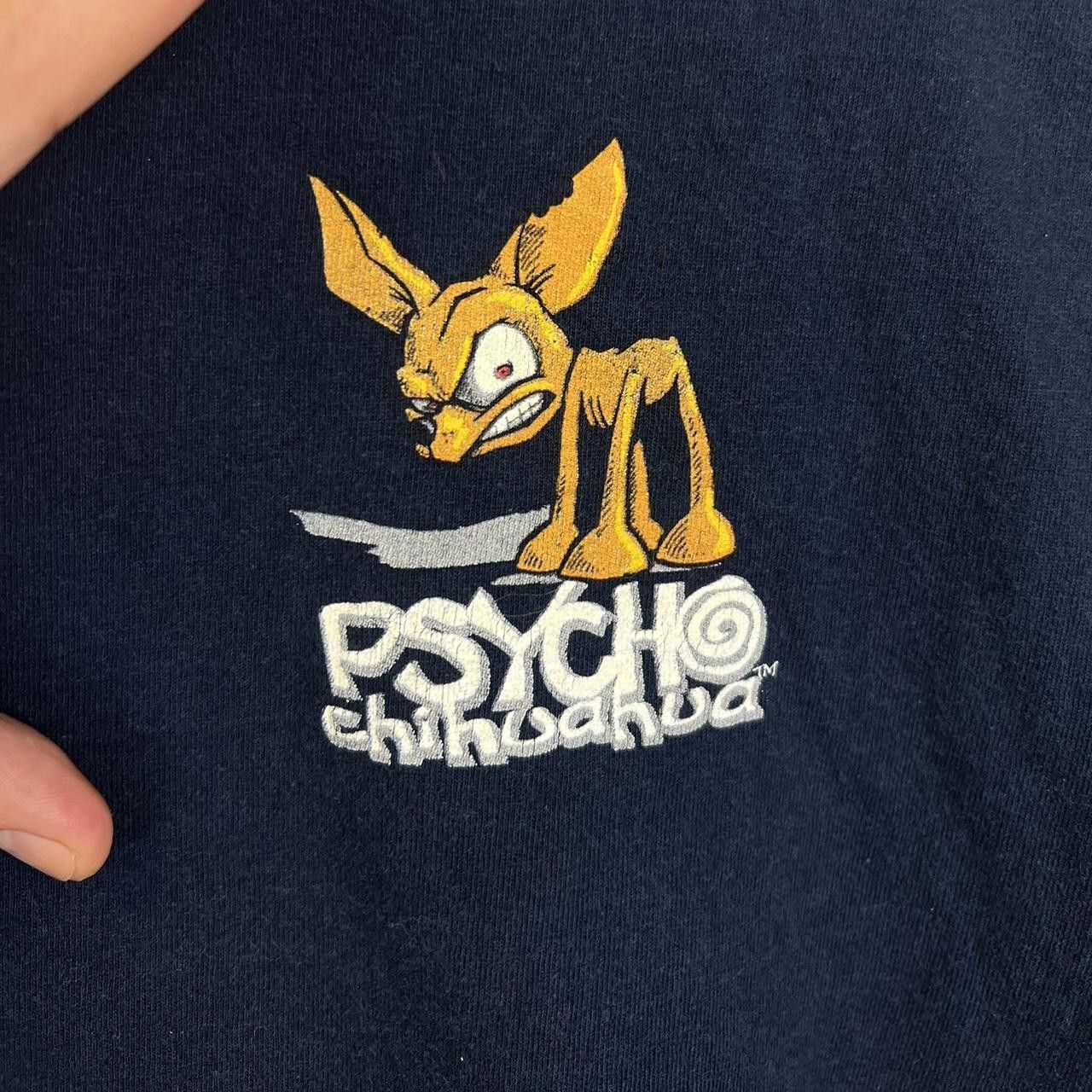 Vintage Psycho Chihuahua Graphic Tee - So Many Cats, So Few Recipes! Size US XXL / EU 58 / 5 - 4 Thumbnail