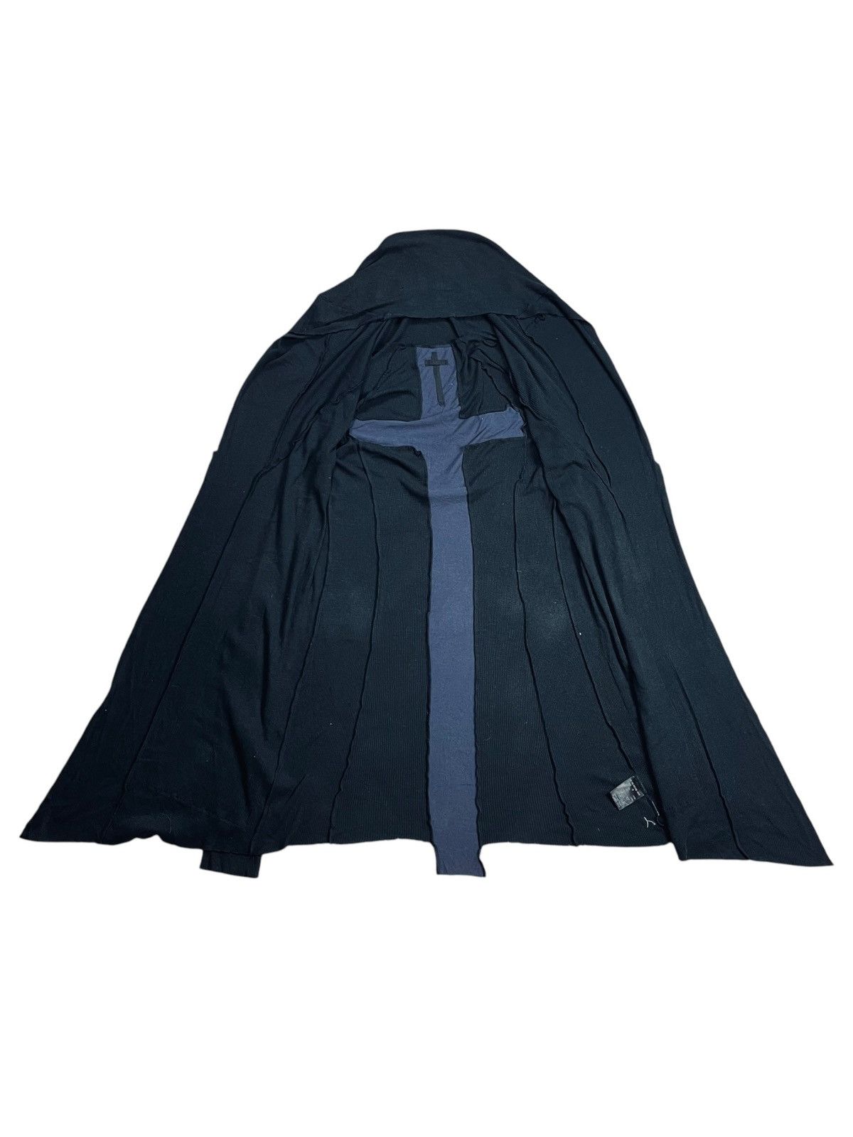 Le Grande Bleu (L.G.B.) L.G.B Archive - Back Cross Cloak/Cape Hooded Cardigan Size US M / EU 48-50 / 2 - 2 Thumbnail