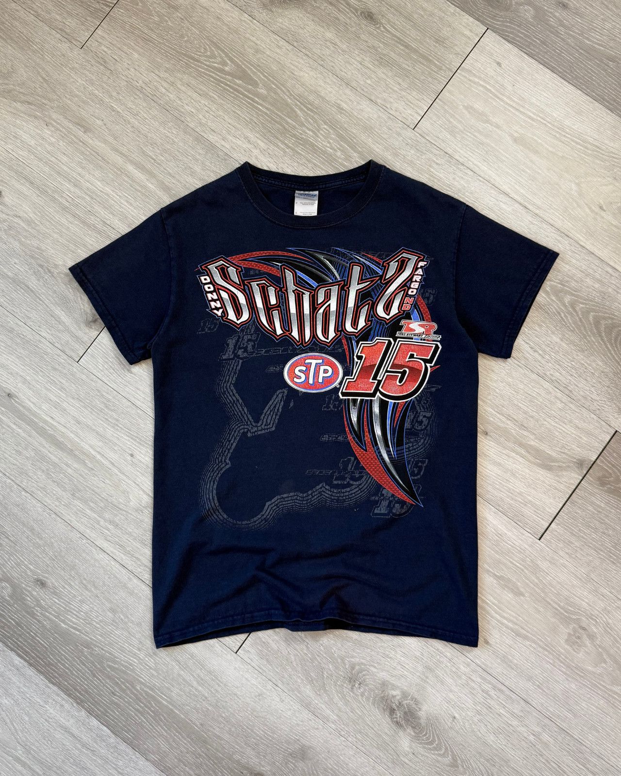 Vintage Rare Vintage Y2K Donny Schatz Sprint Car Racing TShirt Small Size US S / EU 44-46 / 1 - 1 Thumbnail