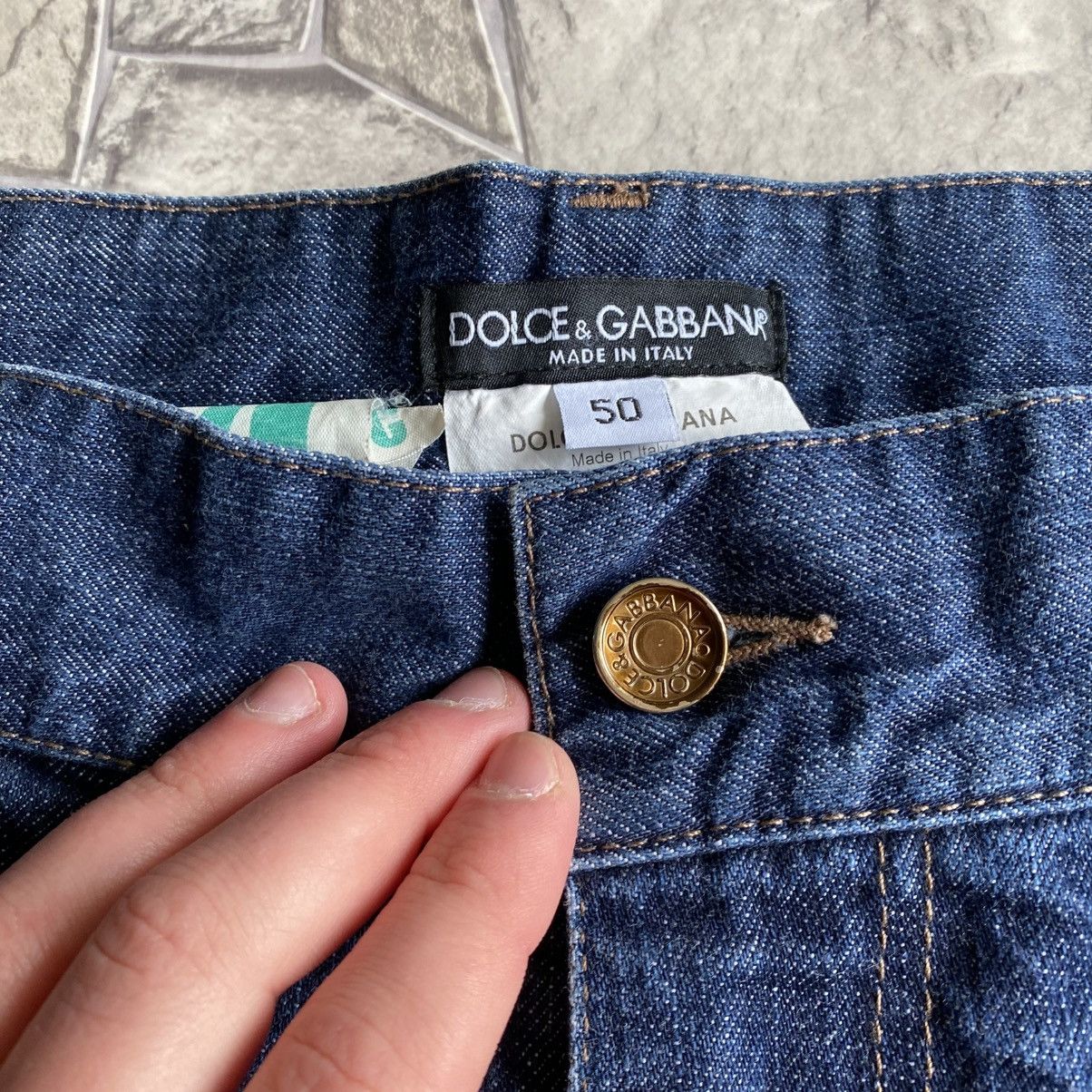 Dolce & Gabbana Vintage Dolce&Gabbana Metal Logo Jeans Size US 34 / EU 50 - 9 Thumbnail