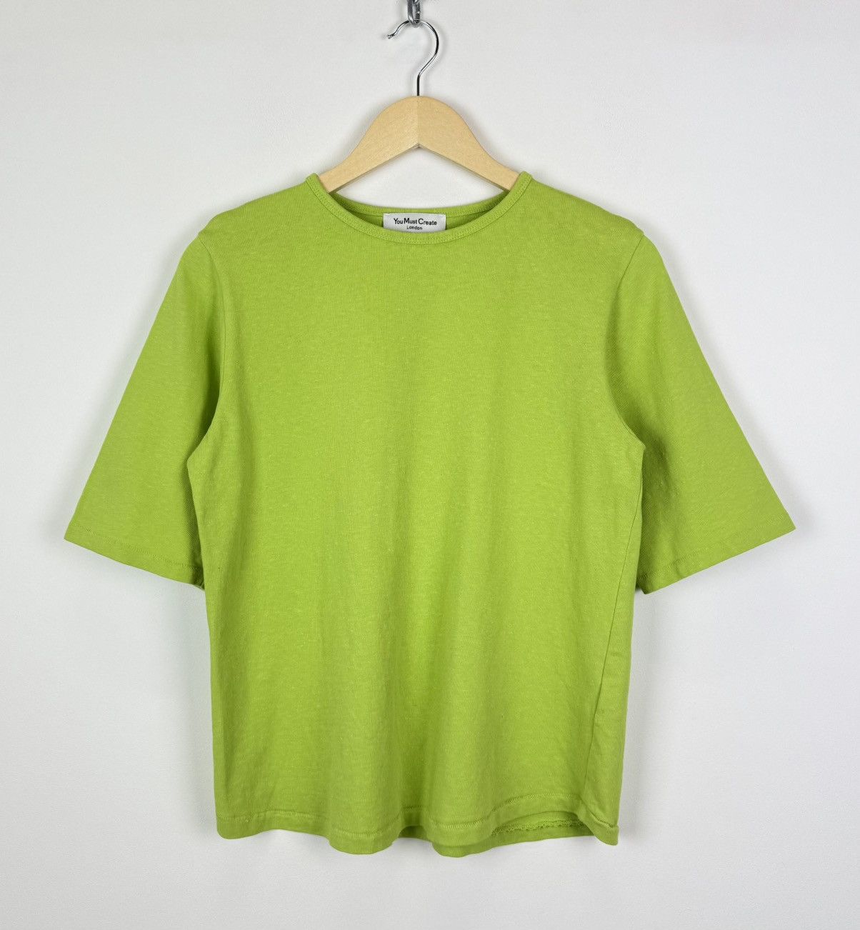 YMC YMC You Must Create London Half Sleeve T-Shirt Green Top Size S / US 4 / IT 40 - 1 Thumbnail