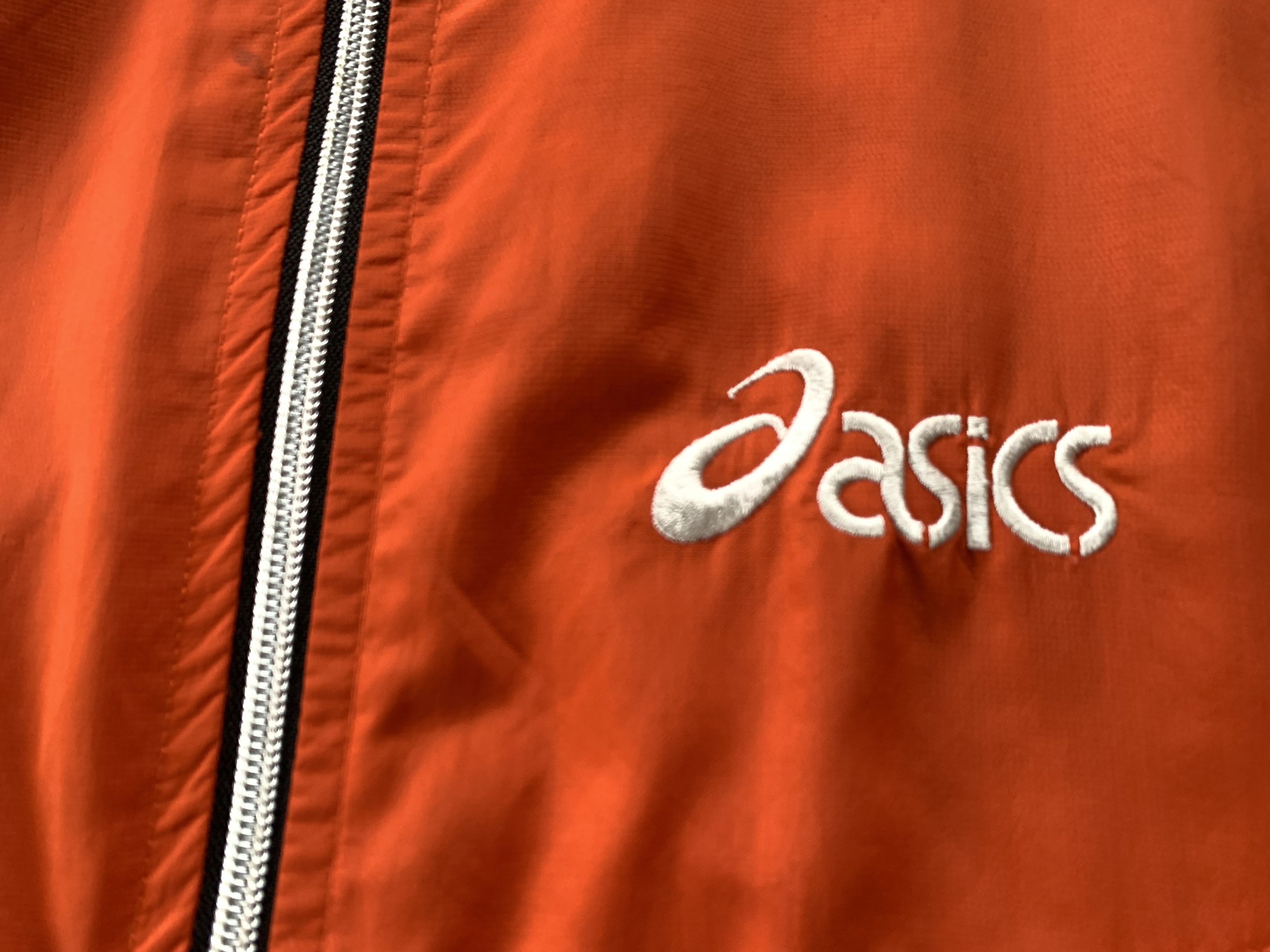 Asics × Vintage Vintage Asics Men’s Orange Full Zip Vest Size US M / EU 48-50 / 2 - 6 Thumbnail