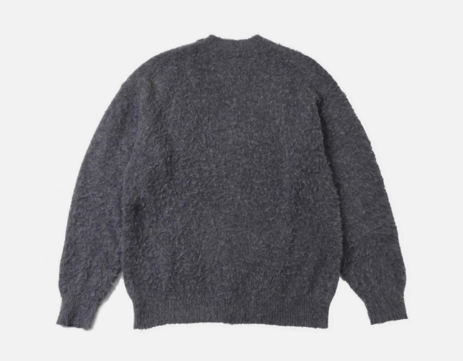 Auralee 5 Brushed Wool Cashmere Silk Knit P/O GRAY Size US XXL / EU 58 / 5 - 2 Thumbnail