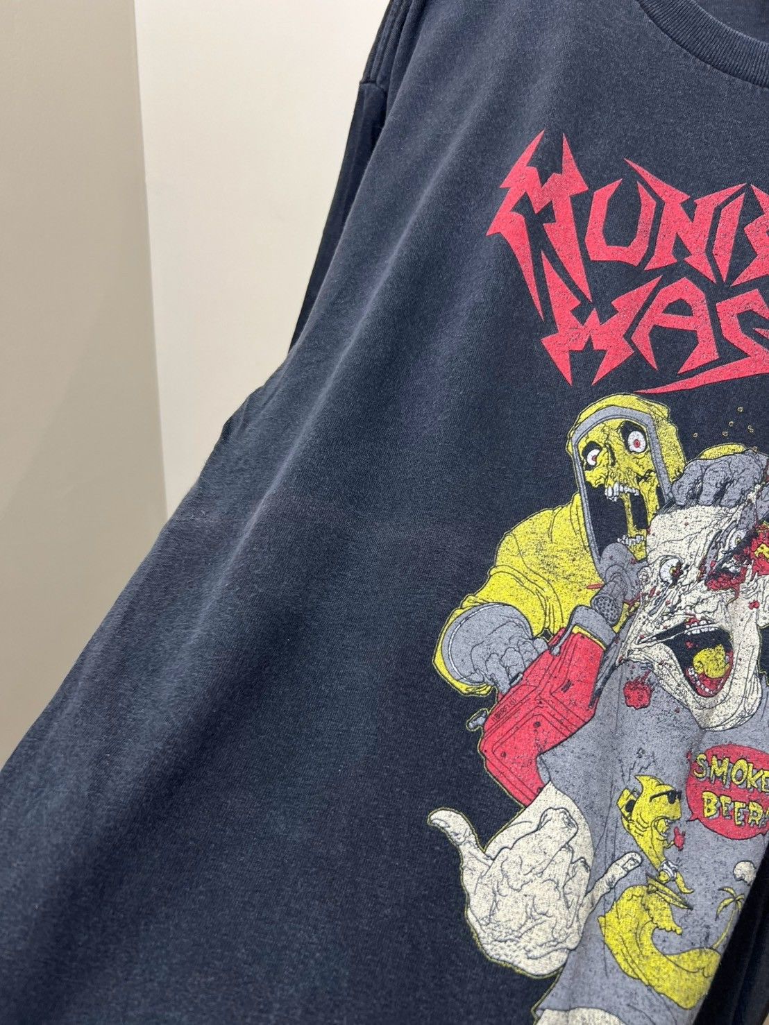 Band Tees × Vintage Vintage 00's Municipal Waste Smoke Beer Promo shirt bnz01 Size US L / EU 52-54 / 3 - 9 Thumbnail