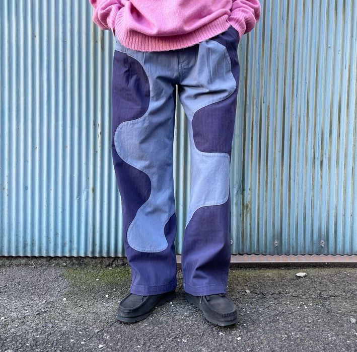 専門ショップ Brain Herringbone dead Trouser GOOP HERRINGBONE