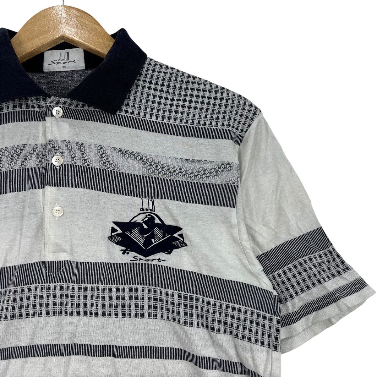 Vintage Vintage British Luxury Brand DUNHILL SPORT Polo Shirt Size US M / EU 48-50 / 2 - 4 Thumbnail