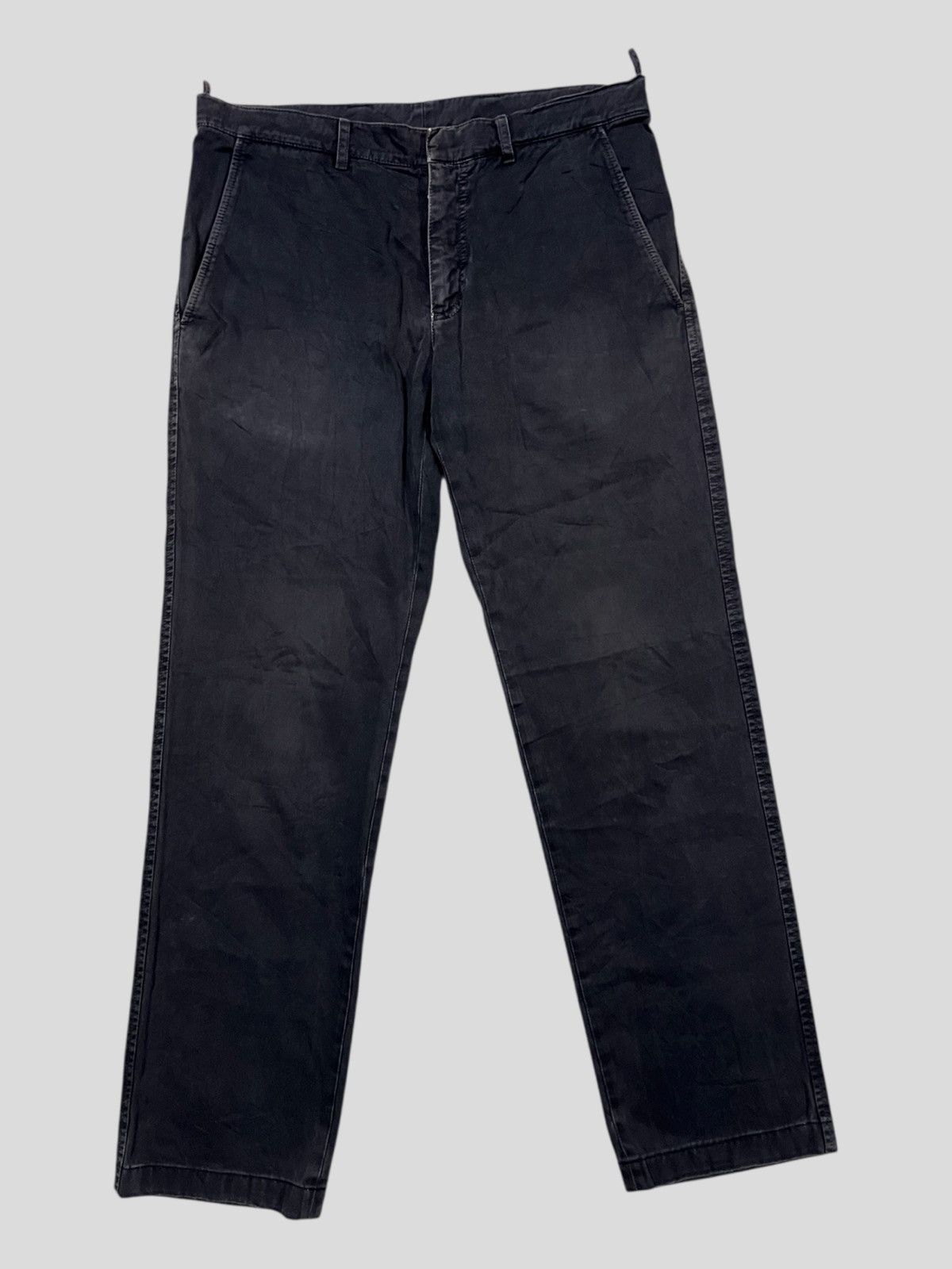 Prada Vintage Prada Milano Special Hook Faded Slate Trouser Khakis Size US 34 / EU 50 - 1 Thumbnail