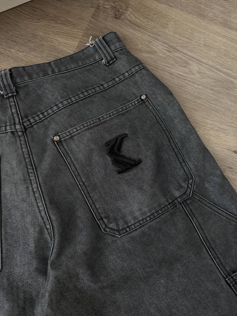Karl Kani × Vintage Vintage Karl Kani Gray Baggy Distressed Faded Pants Size US 36 / EU 52 - 10 Thumbnail