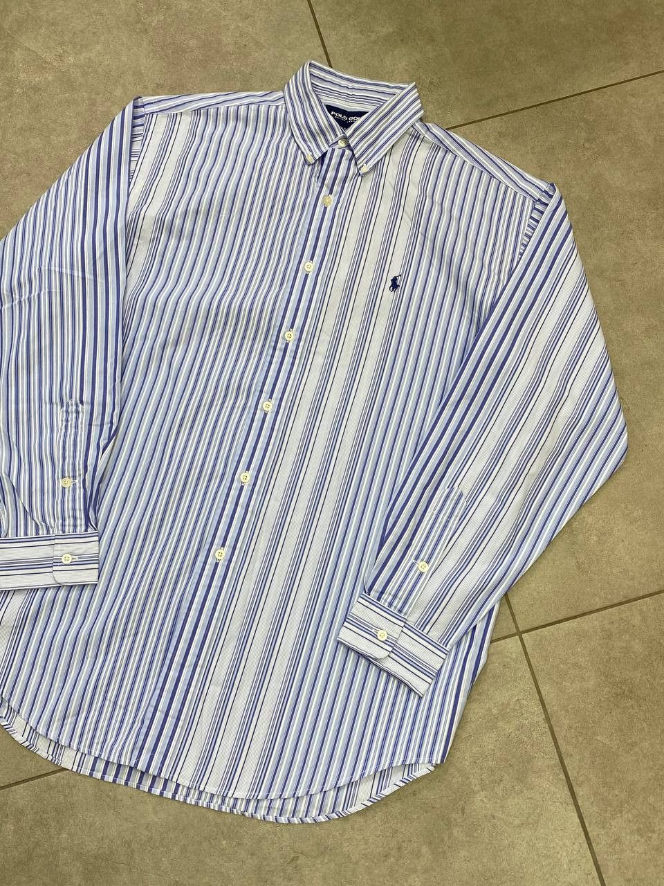 Polo Ralph Lauren Vintage Polo Golf Ralph Lauren Striped Small Logo Shirt Size US M / EU 48-50 / 2 - 6 Thumbnail