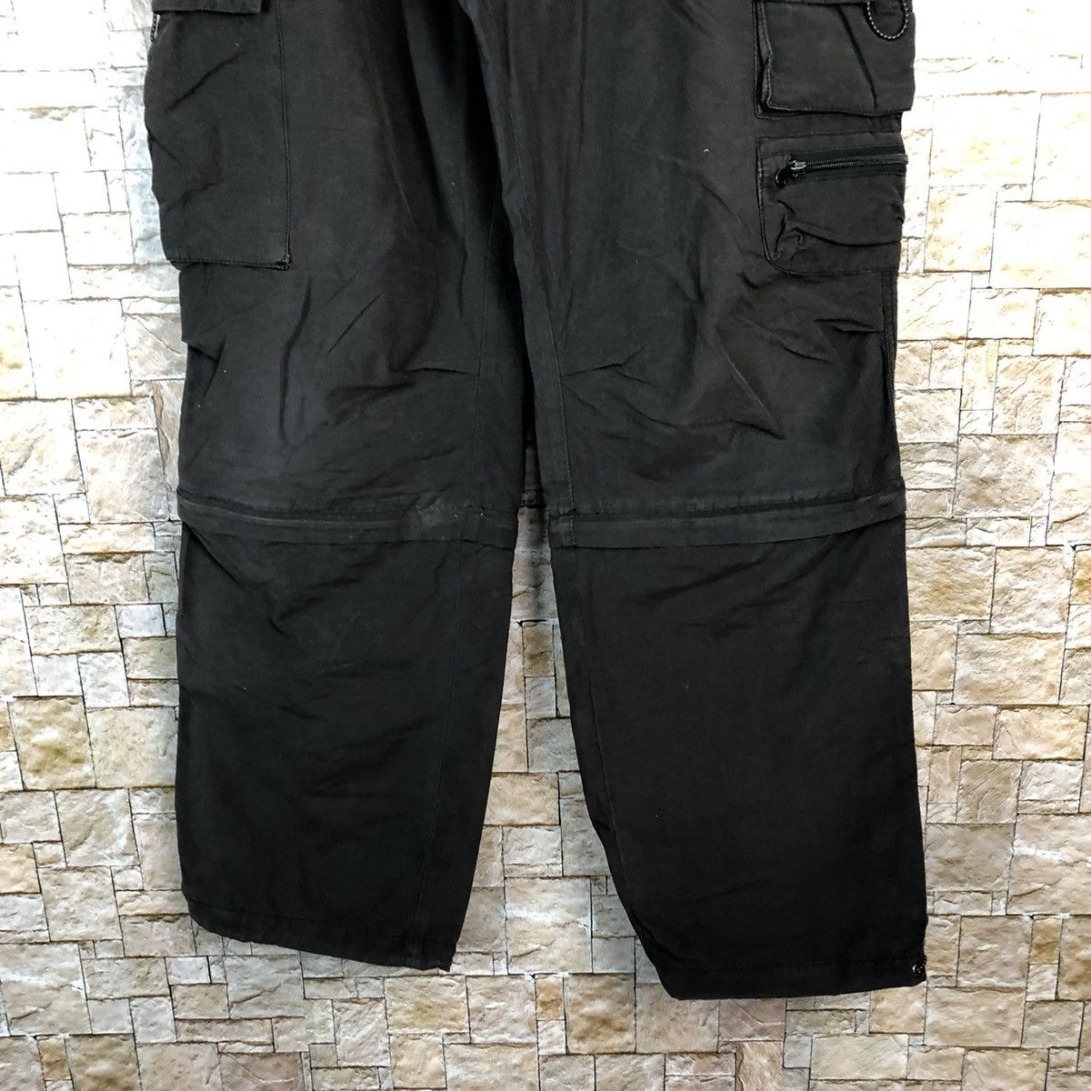 Converse Converse Black Cargo Multipocket Pants #A733 Size US 33 - 7 Thumbnail