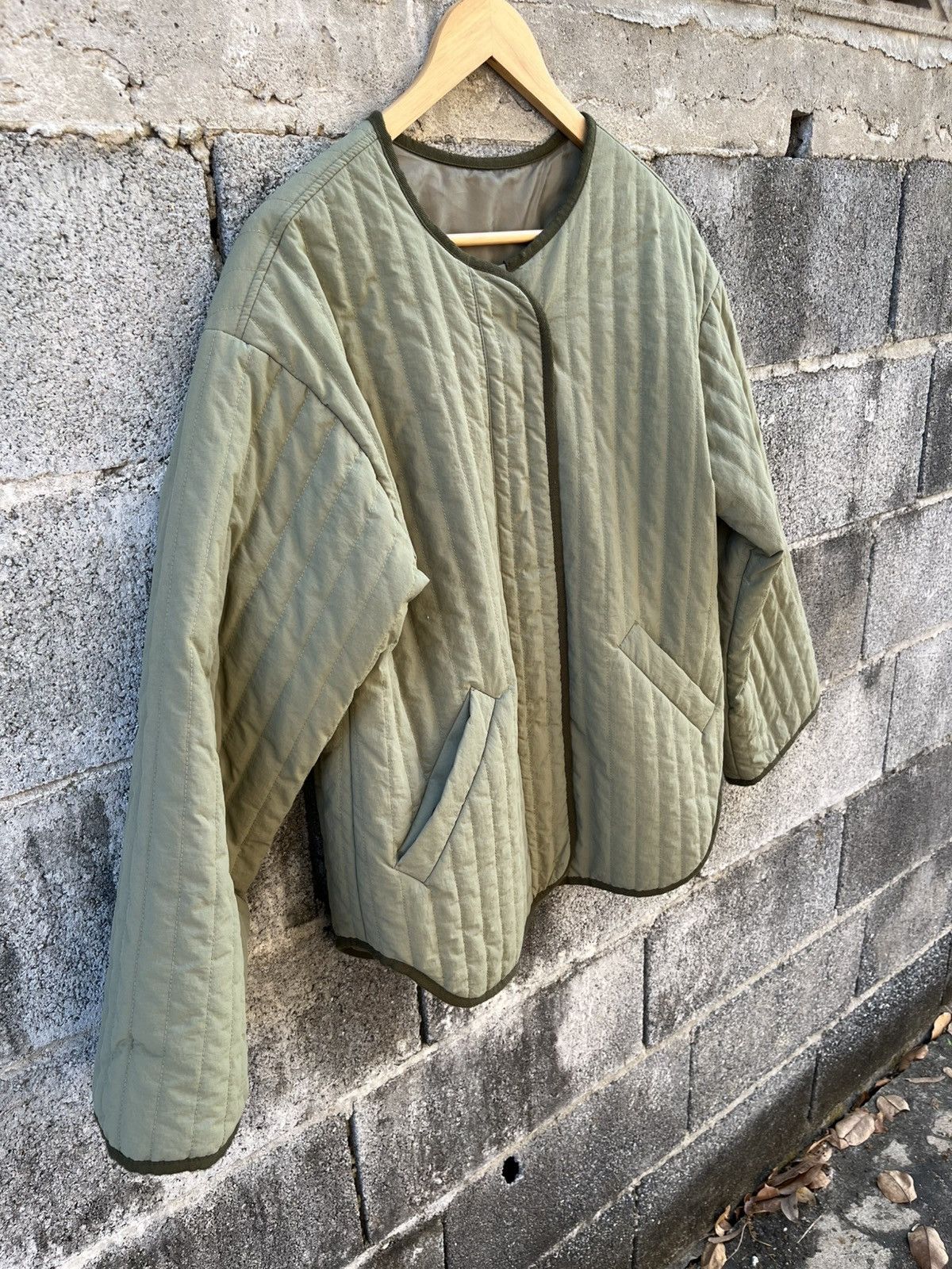 Japanese Brand VIS JAPAN SORONA VERTICAL QUILTING BLOUSON Size US L / EU 52-54 / 3 - 4 Thumbnail