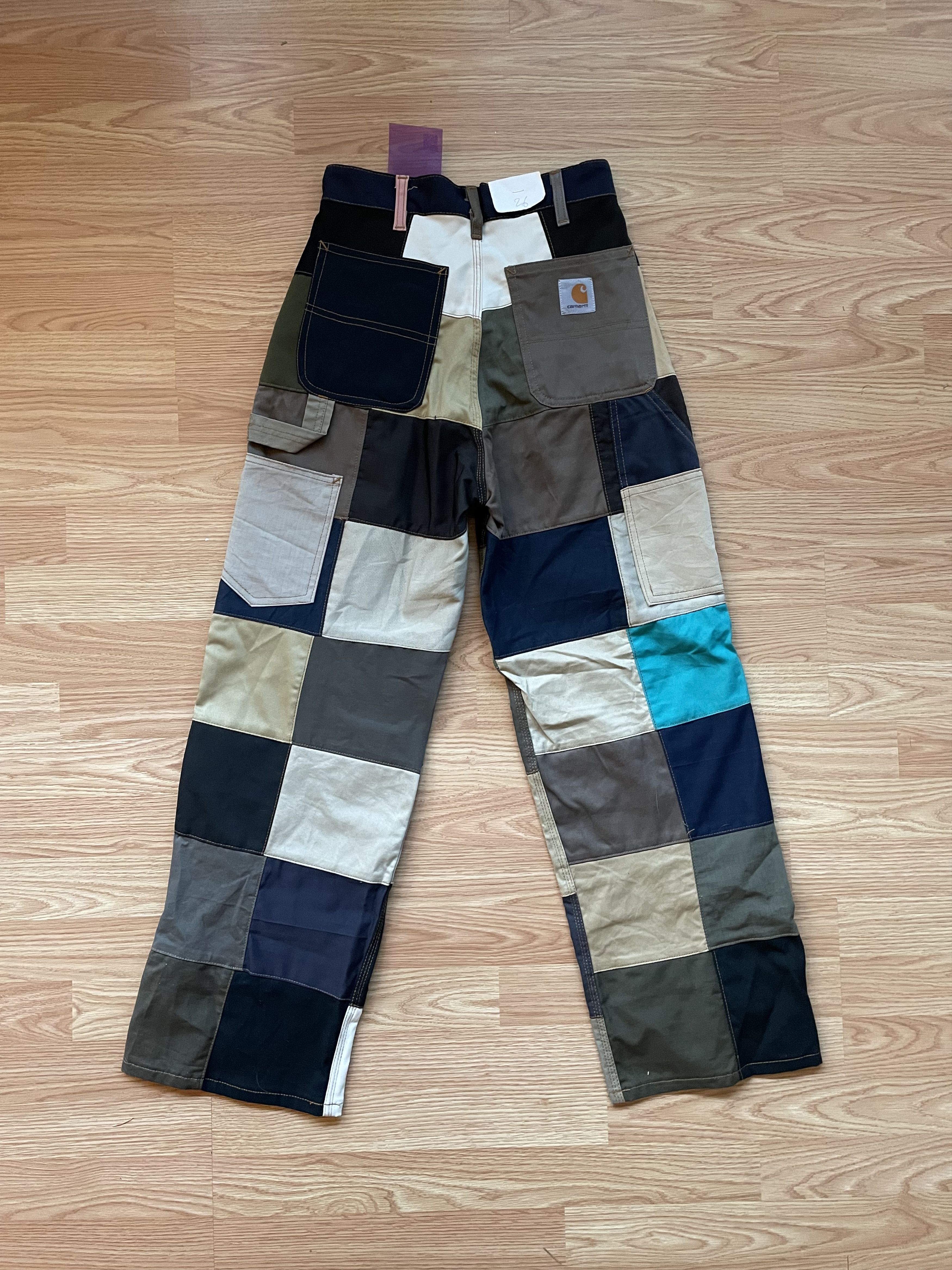 Carhartt NWT handmade patchwork pants Size 26" / US 2 / IT 38 - 2 Thumbnail