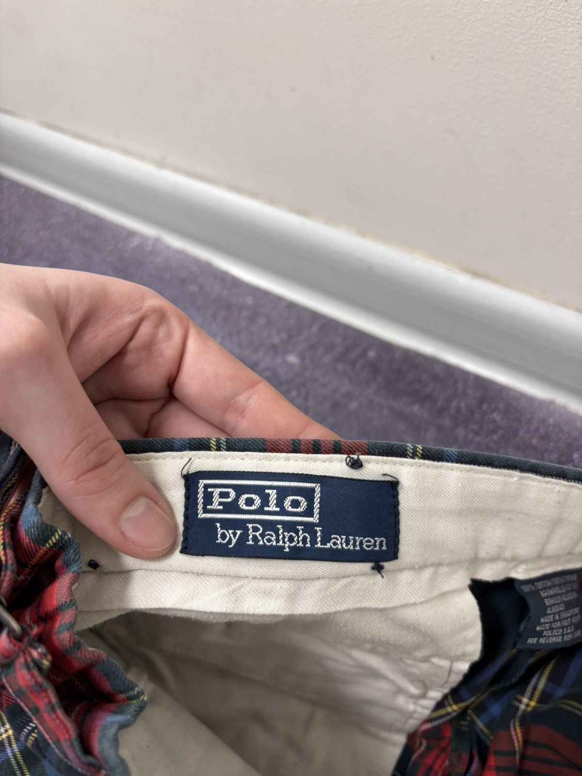 Polo Ralph Lauren Vintage Polo Ralph Lauren Men’s Tartan Plaid Pants Trousers Size US 38 / EU 54 - 12 Thumbnail