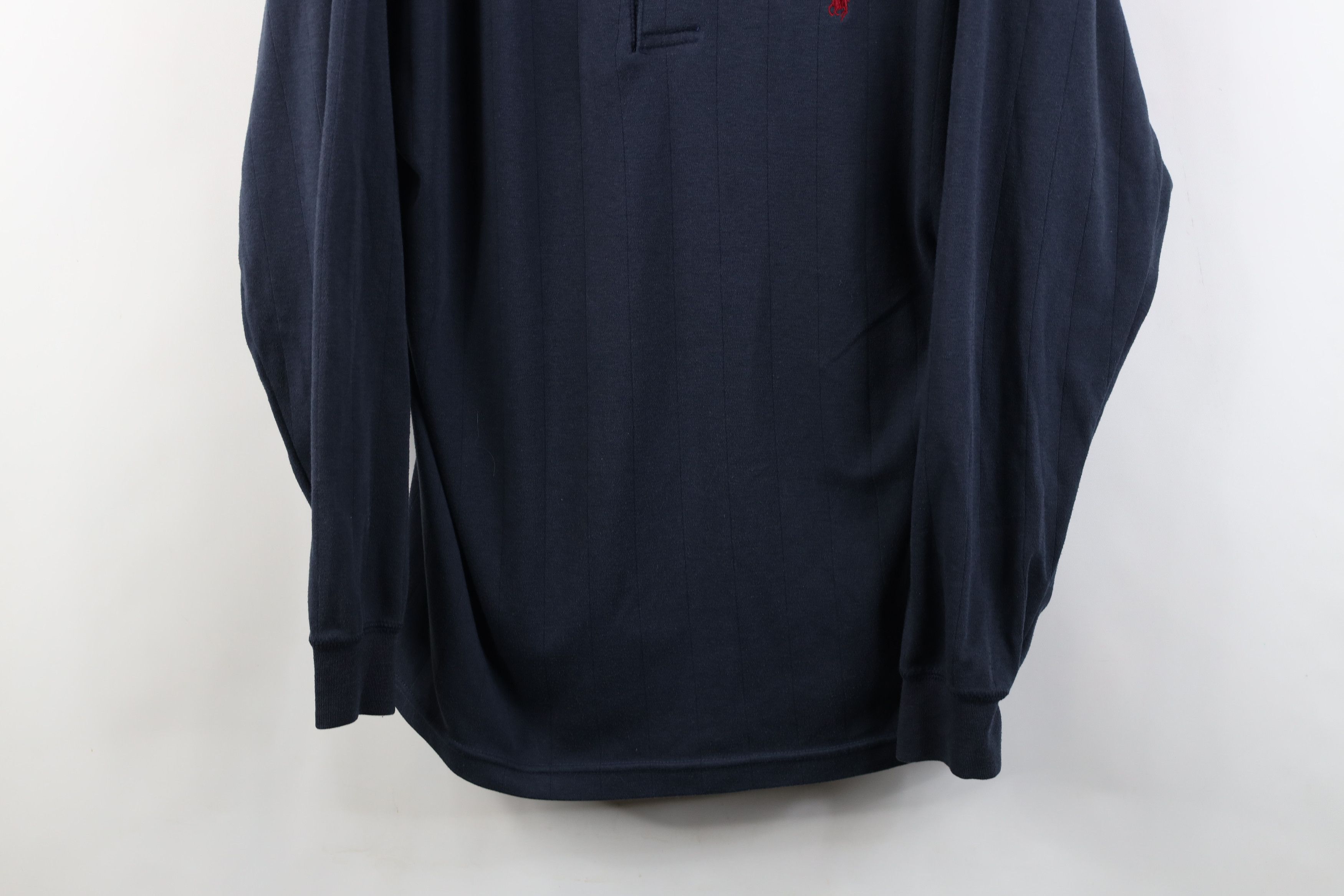 Vintage Vintage 90s Streetwear Knit Long Sleeve Henley T-Shirt Size US L / EU 52-54 / 3 - 3 Thumbnail