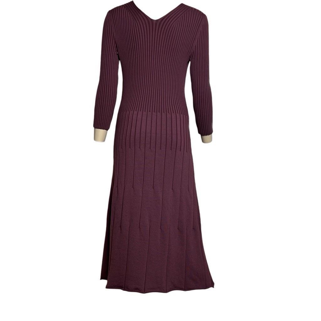 Wolford Wolford Merino Wool Rib Dress Burgundy NWT M Size M / US 6-8 / IT 42-44 - 9 Thumbnail