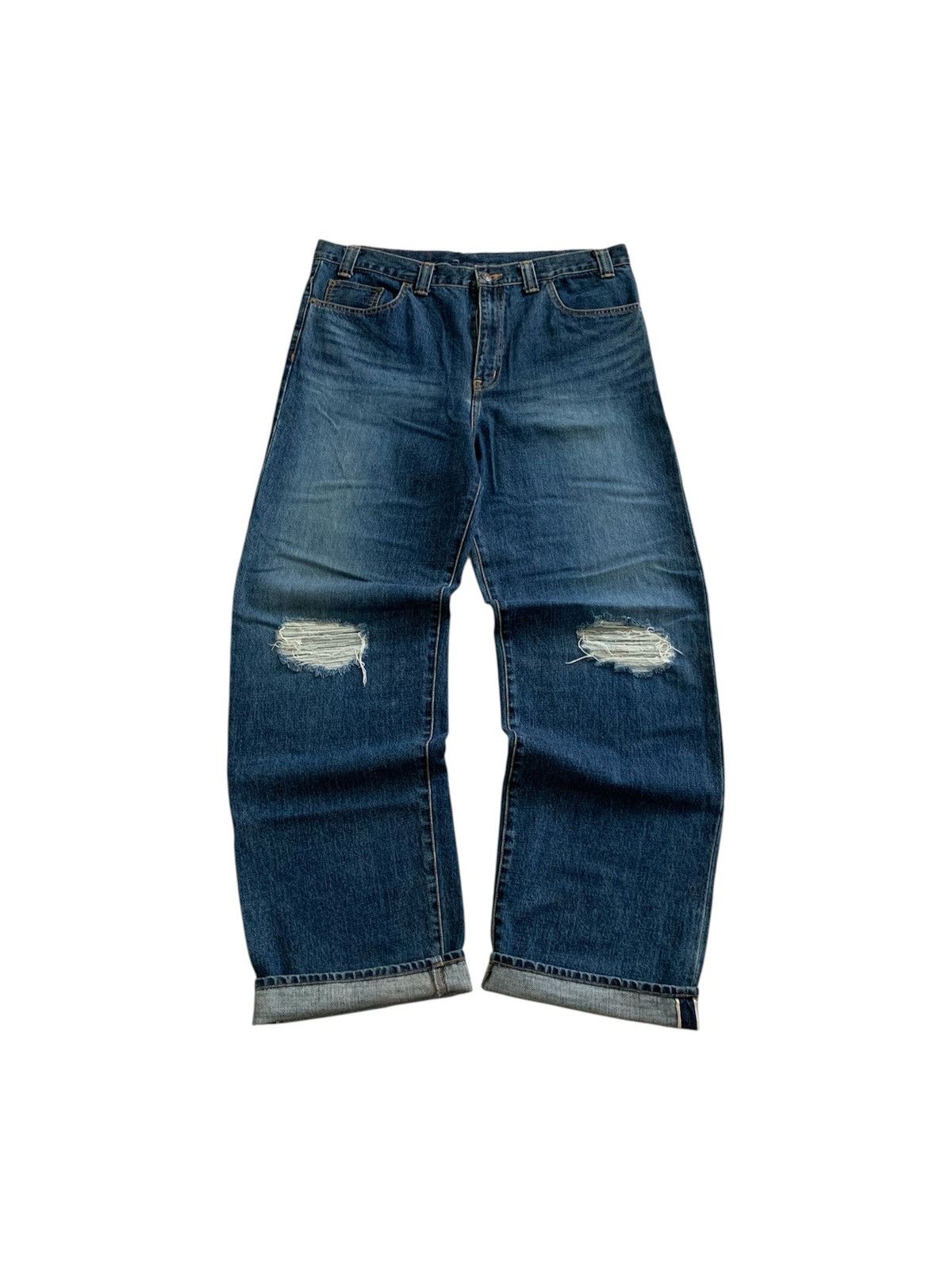Swagger Swagger Japan Denim Redline Selvedge Baggy Jeans Size US 36 / EU 52 - 10 Thumbnail