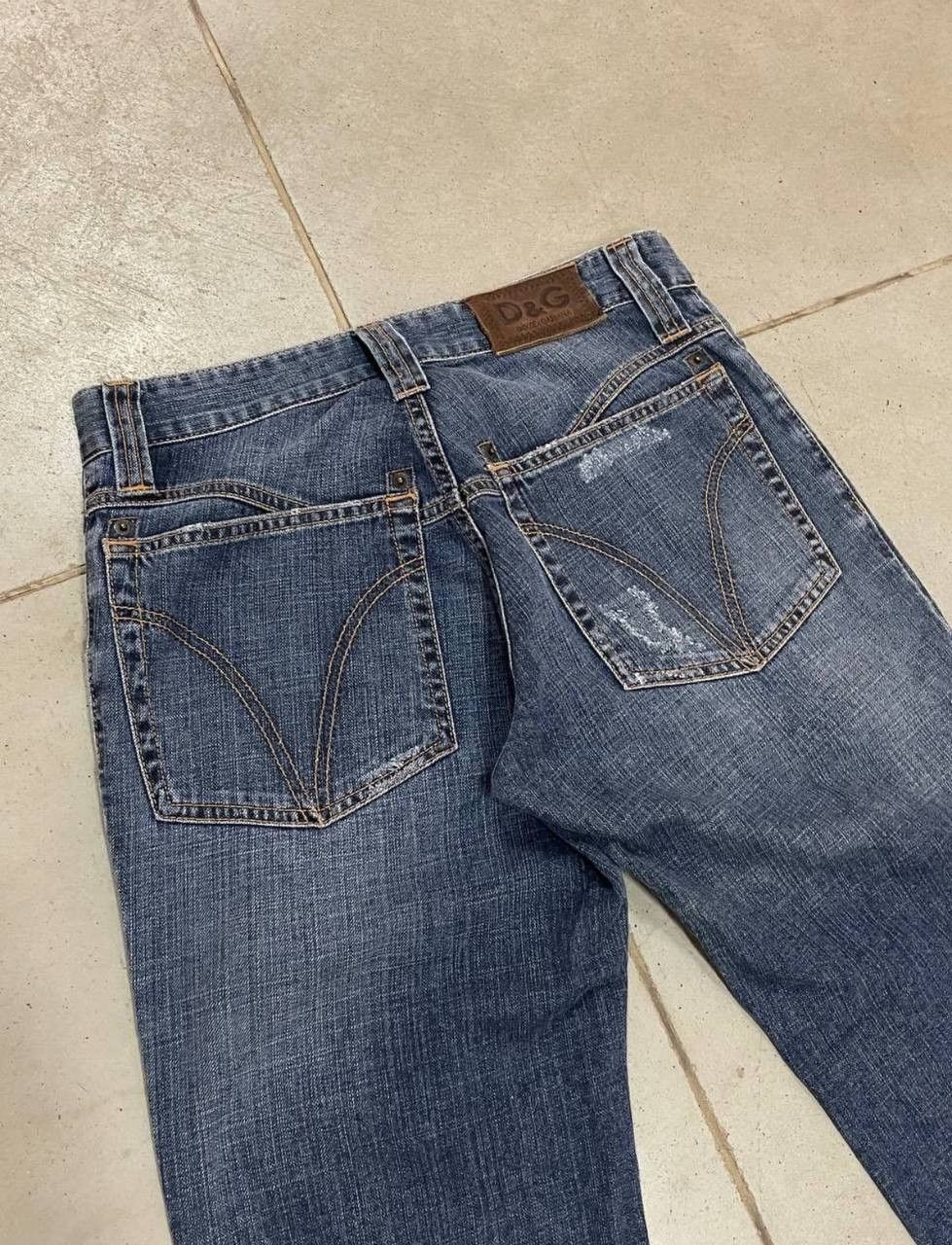 Dolce & Gabbana Vintage Dolce Gabbana Jeans Leather Patch Denim Pants Size US 32 / EU 48 - 3 Thumbnail