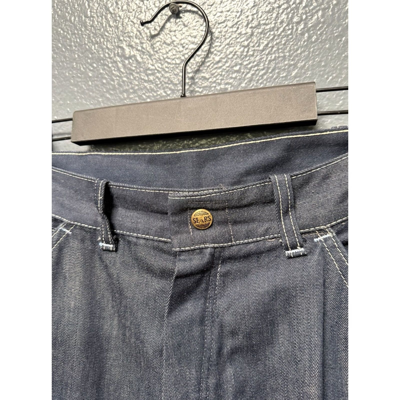Sears VINTAGE Sears Sanforized Blue Cotton Men’s Carpenter Pants Sz 30 Size US 30 / EU 46 - 7 Thumbnail