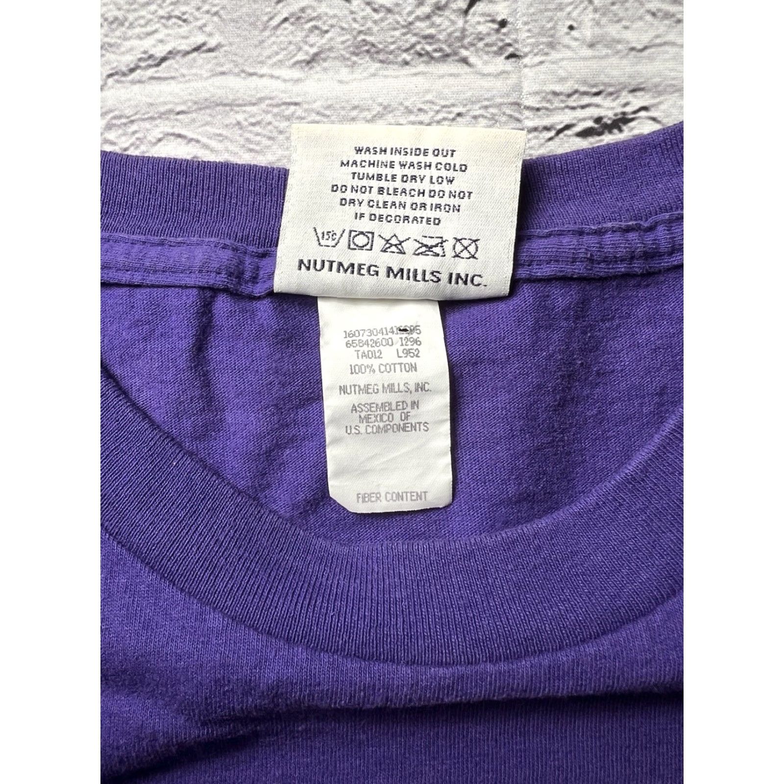 Champion VINTAGE Utah Jazz Western Conference Champions T-Shirt Embroidered Large L Purple Mens Size US L / EU 52-54 / 3 - 5 Thumbnail